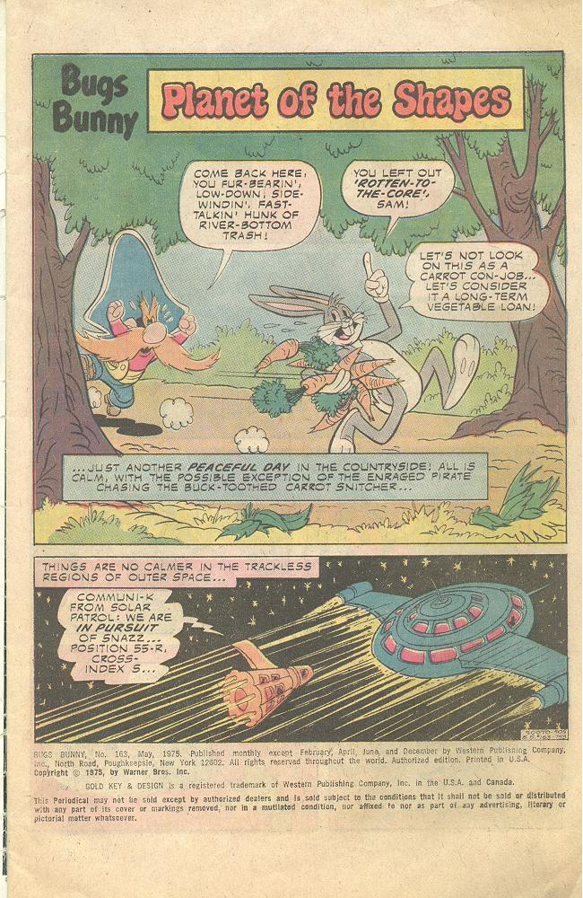 Read online Bugs Bunny comic -  Issue #163 - 2