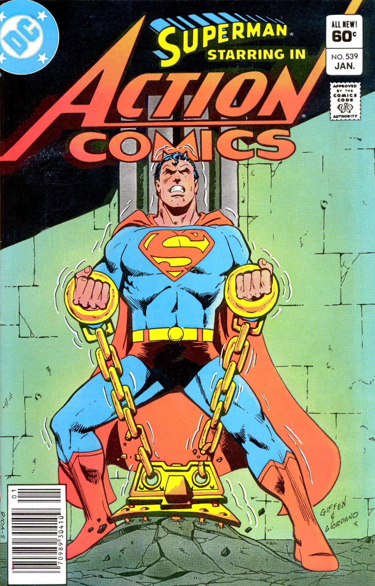 Read online Action Comics (1938) comic -  Issue #539 - 1