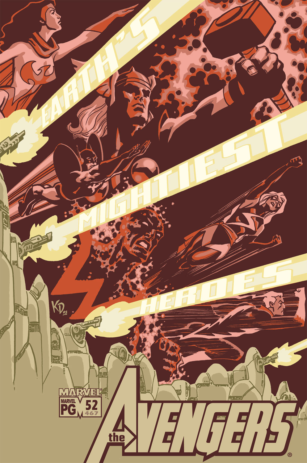 Read online Avengers (1998) comic -  Issue #52 - 1