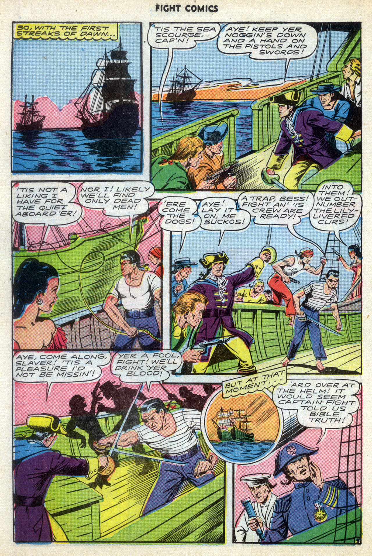 Read online Fight Comics comic -  Issue #47 - 34