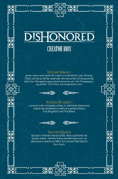 Read online Dishonored (2017) comic -  Issue # TPB - 75