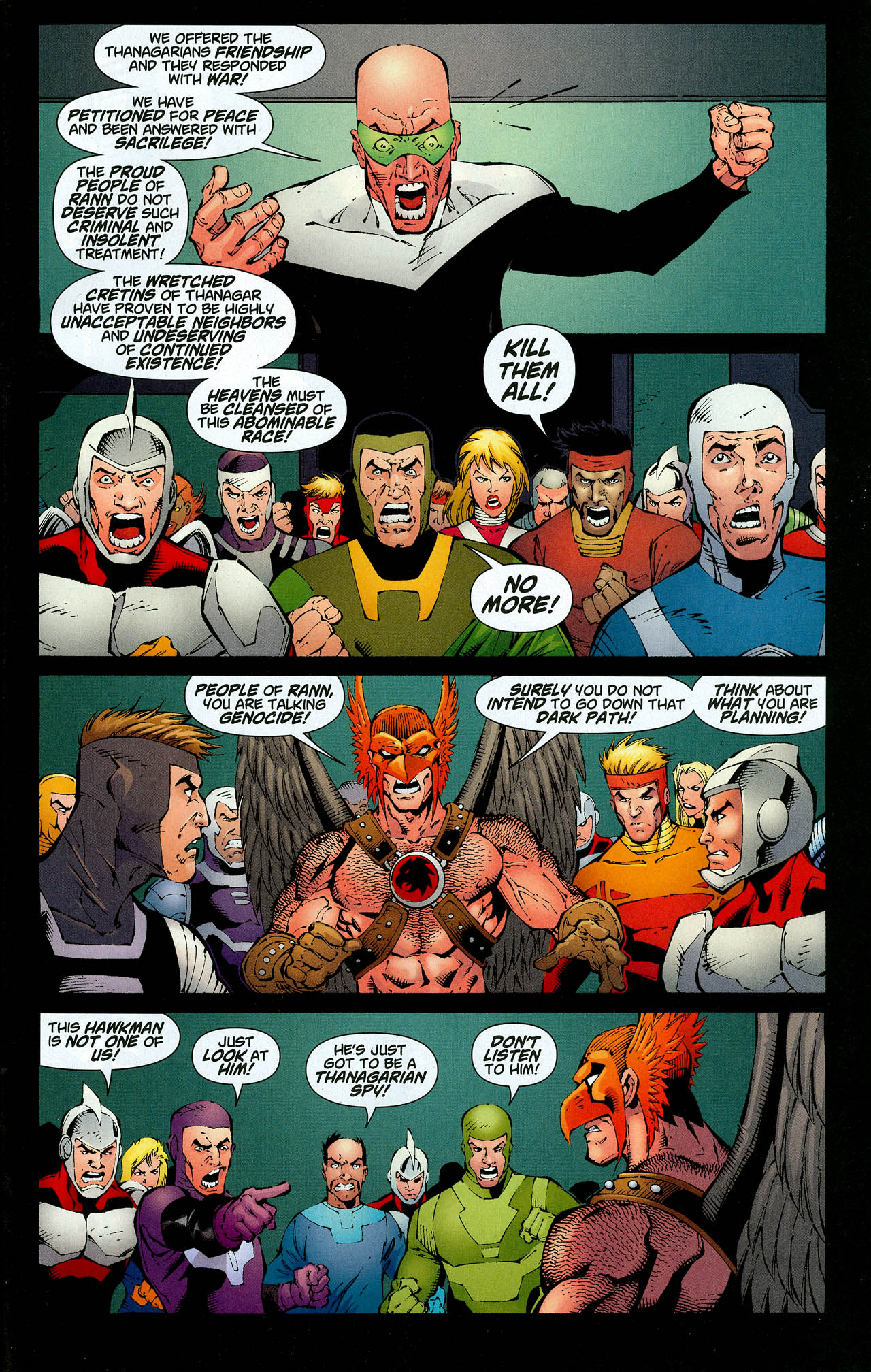 Read online Rann/Thanagar Holy War comic -  Issue #3 - 34