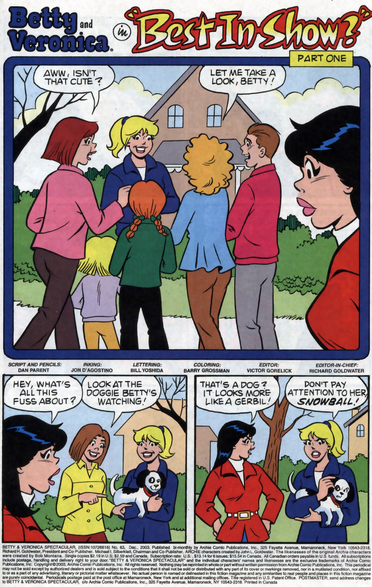 Read online Betty & Veronica Spectacular comic -  Issue #63 - 2