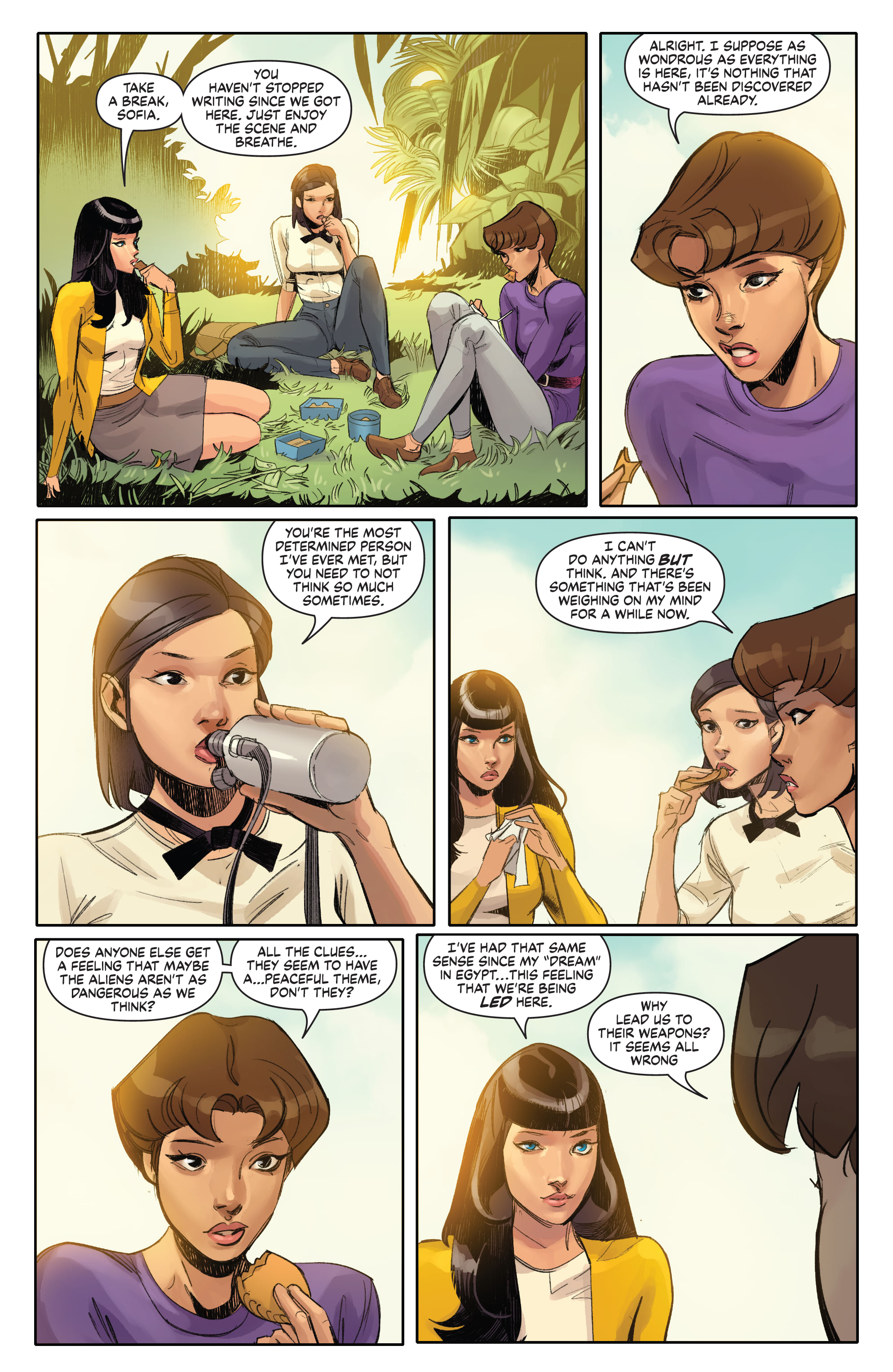 Read online Bettie Page: The Alien Agenda comic -  Issue #4 - 12