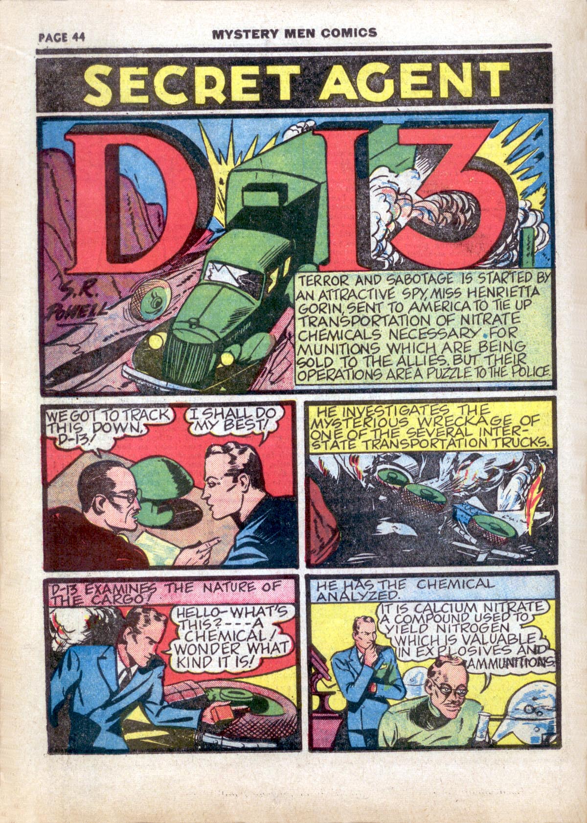 Read online Mystery Men Comics comic -  Issue #13 - 48