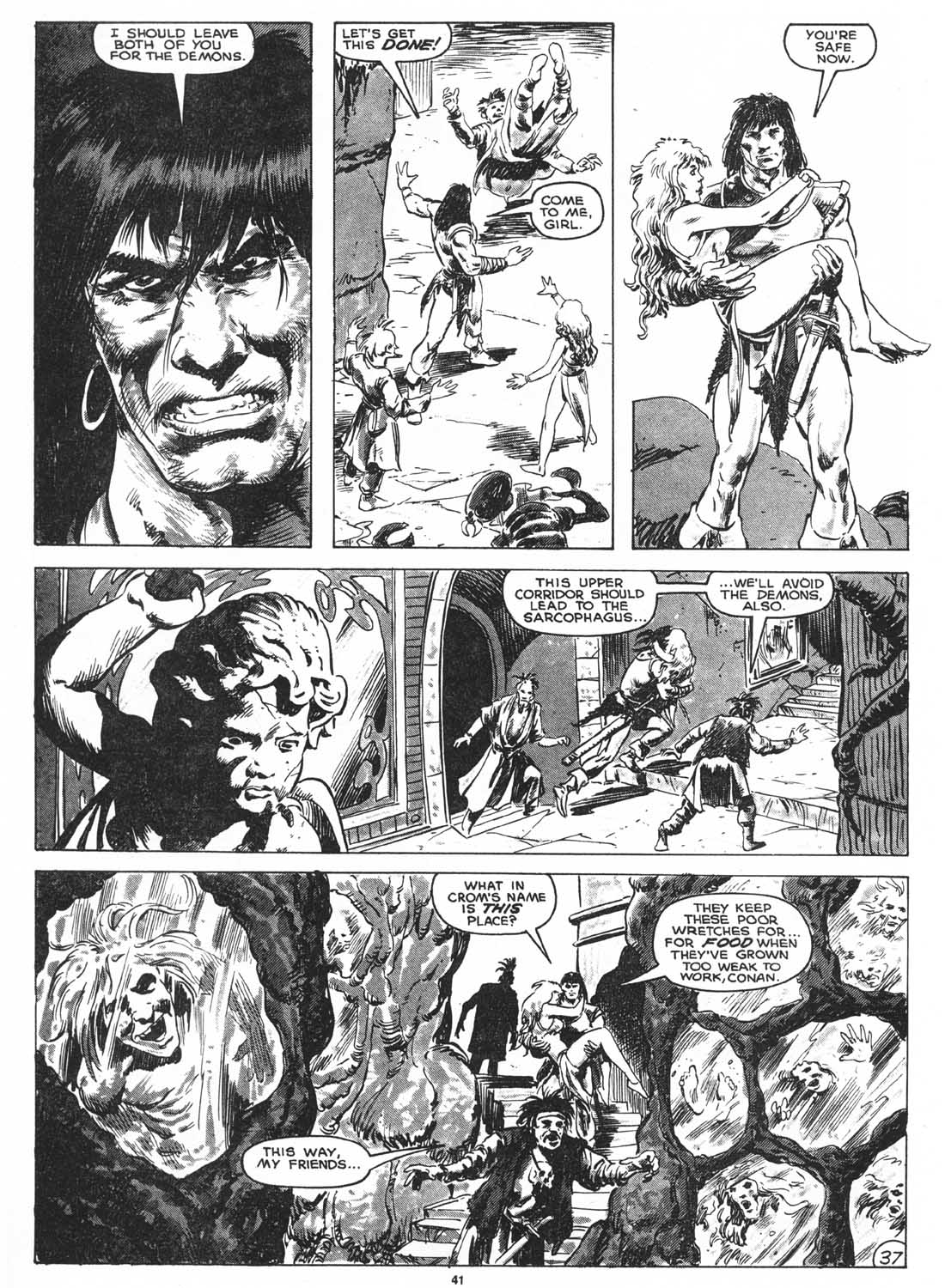 Read online The Savage Sword Of Conan comic -  Issue #161 - 40