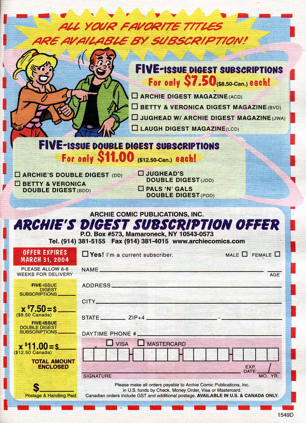Read online Archie Digest Magazine comic -  Issue #205 - 59