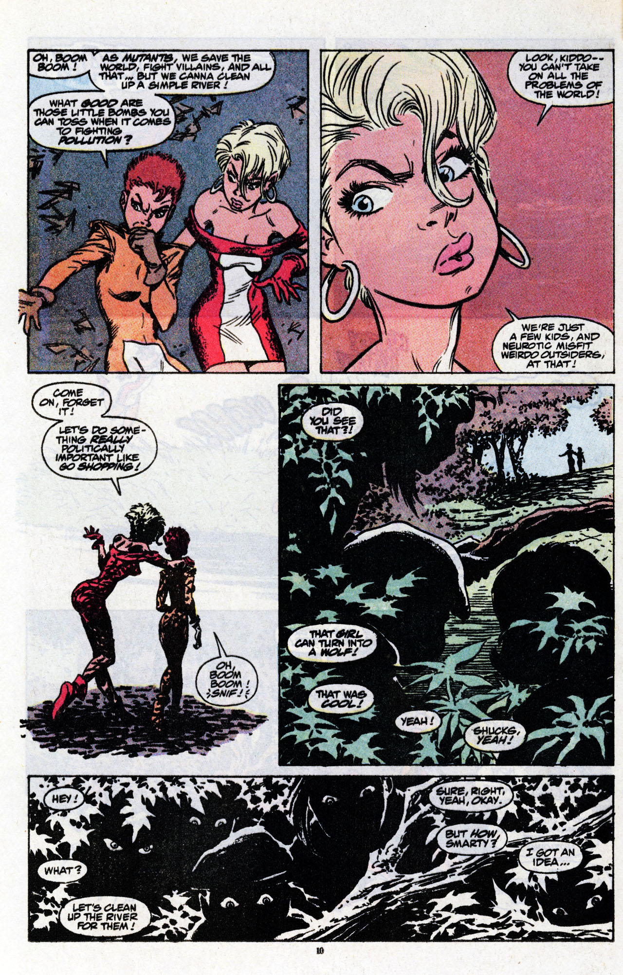 Read online The New Mutants Summer Special comic -  Issue # Full - 12