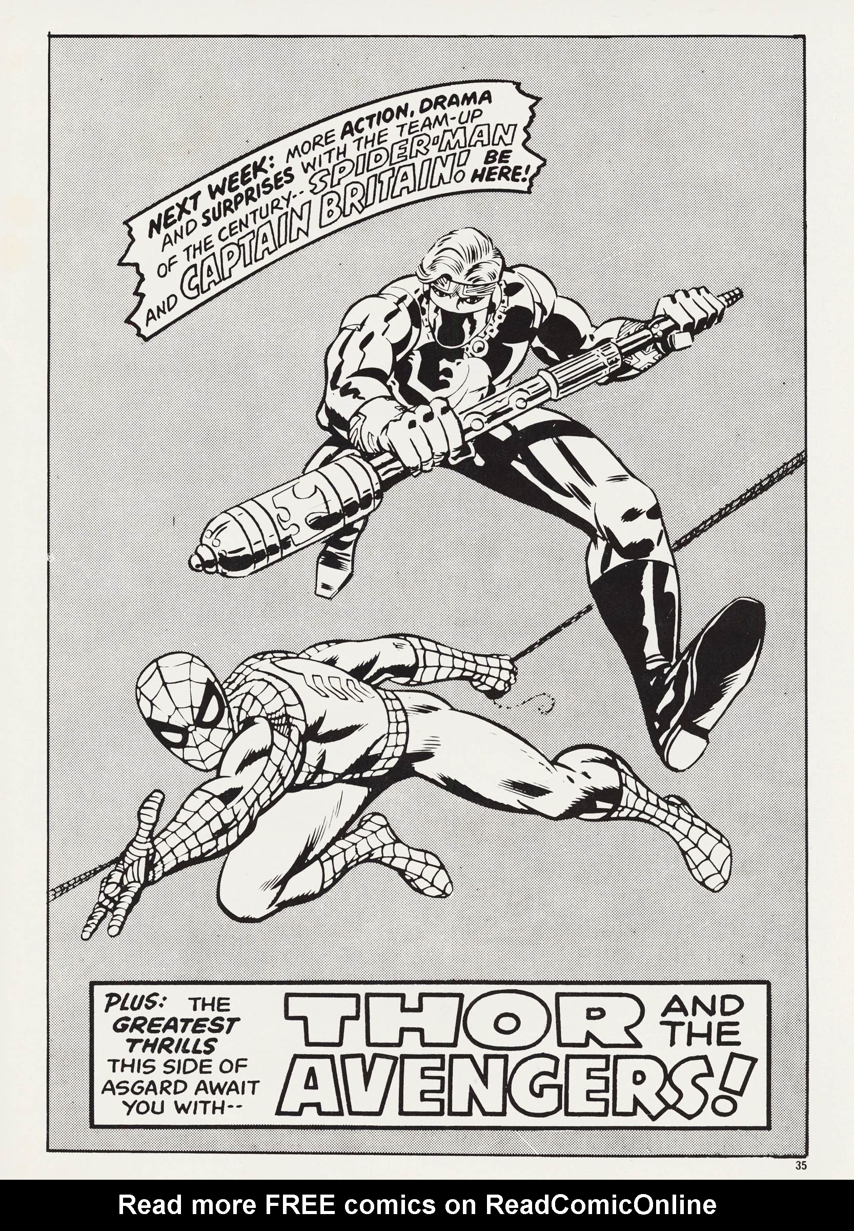 Read online Super Spider-Man and Captain Britain comic -  Issue #248 - 35