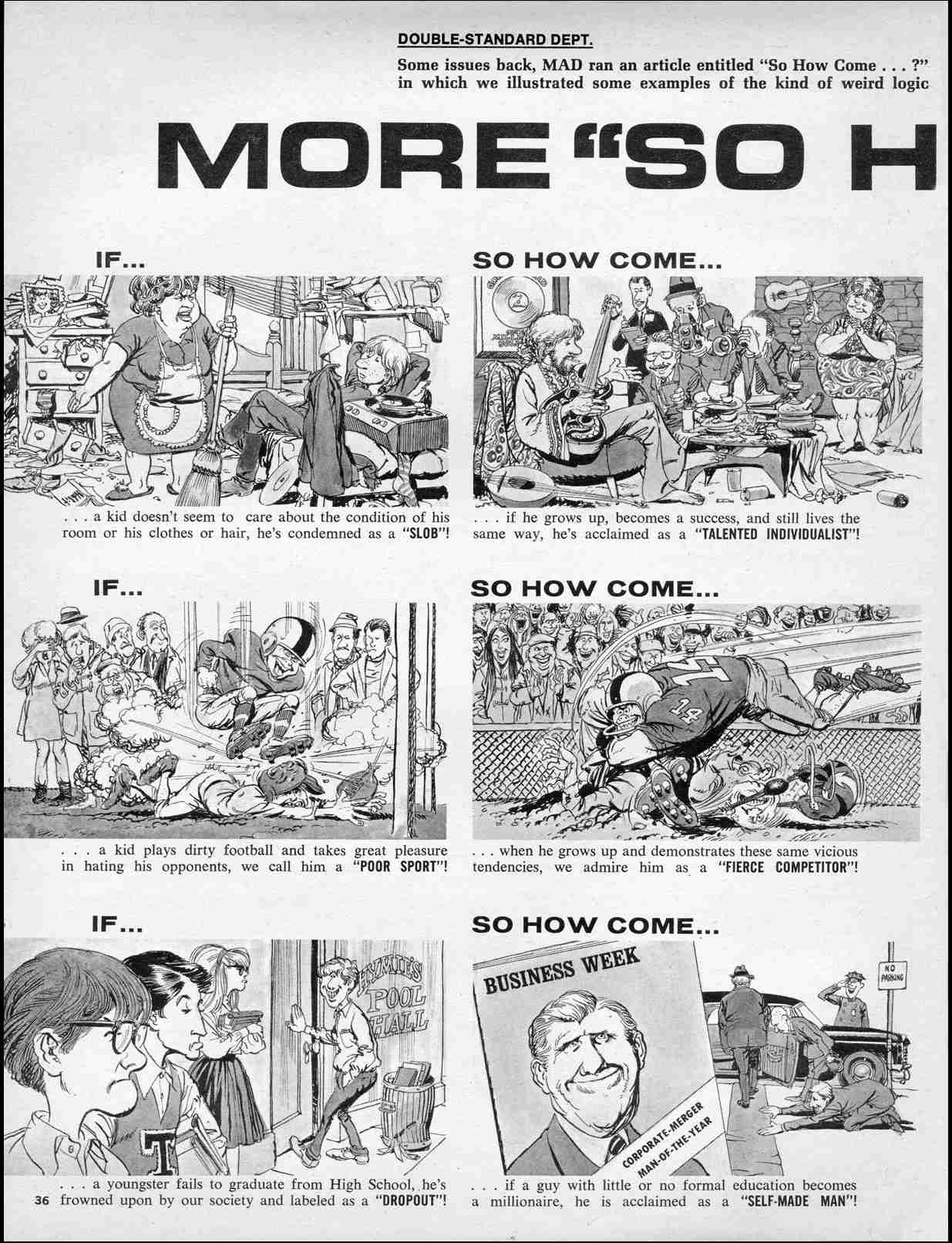 Read online MAD comic -  Issue #136 - 38