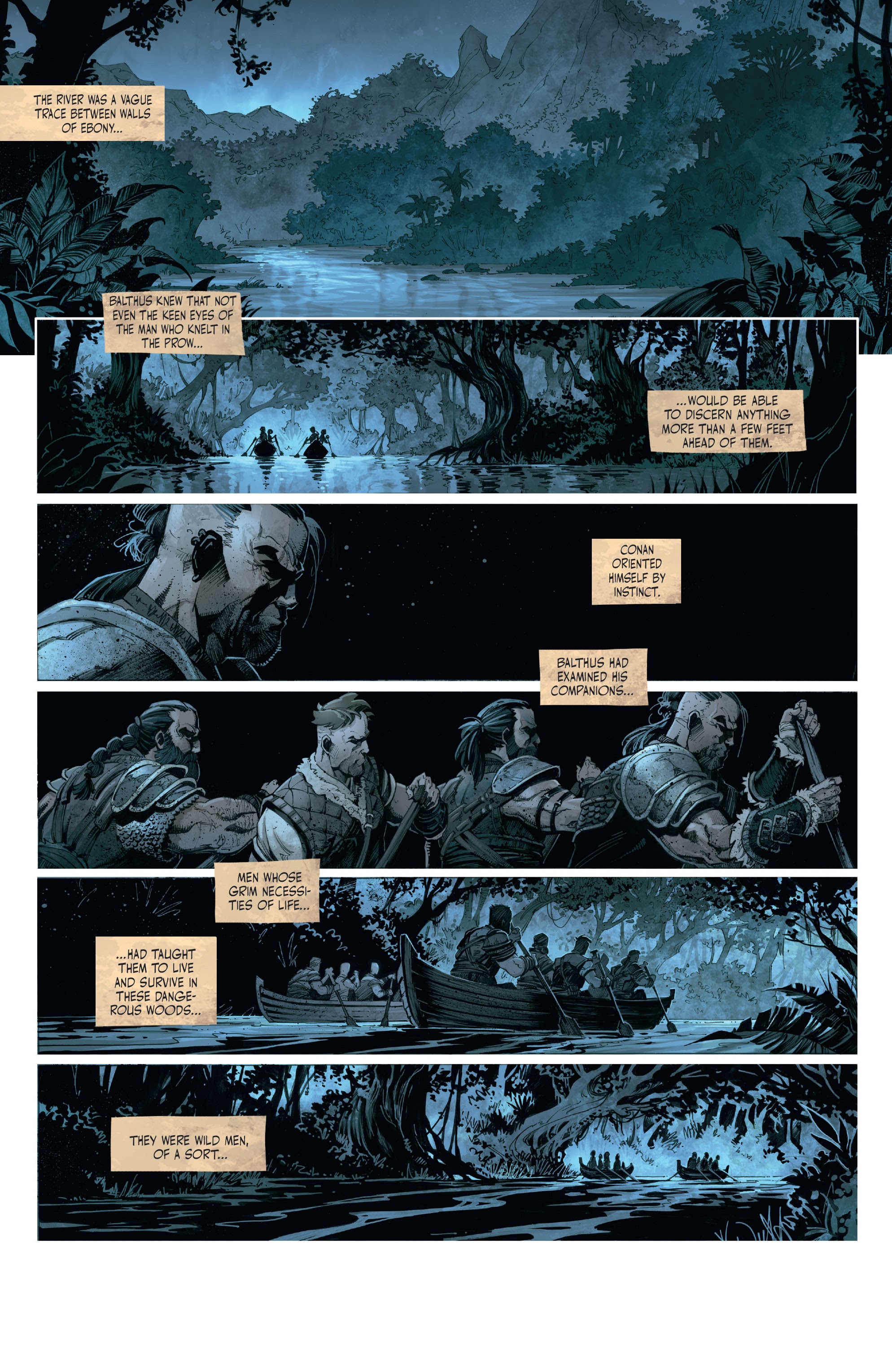 Read online The Cimmerian: Beyond The Black River comic -  Issue #1 - 14