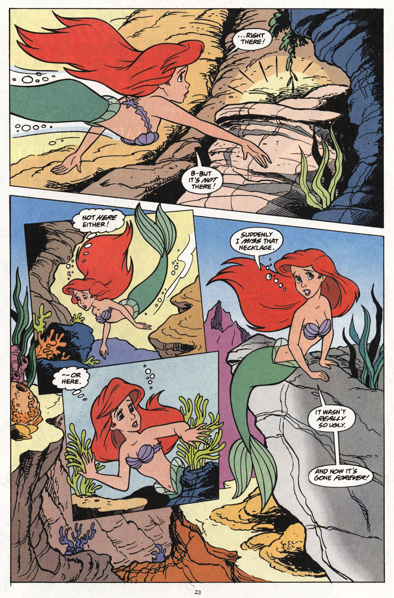 Read online Disney's The Little Mermaid comic -  Issue #8 - 25