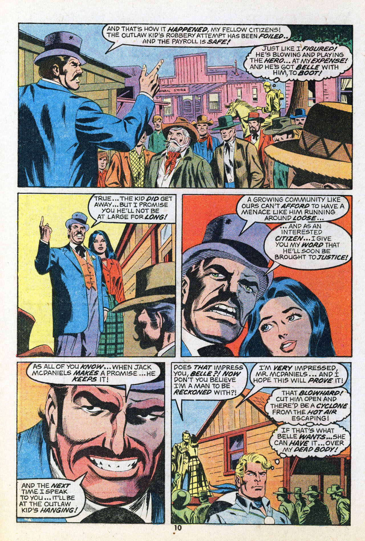 Read online The Outlaw Kid (1970) comic -  Issue #13 - 12