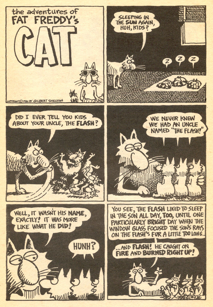 Read online Adventures of Fat Freddy's Cat comic -  Issue #5 - 46