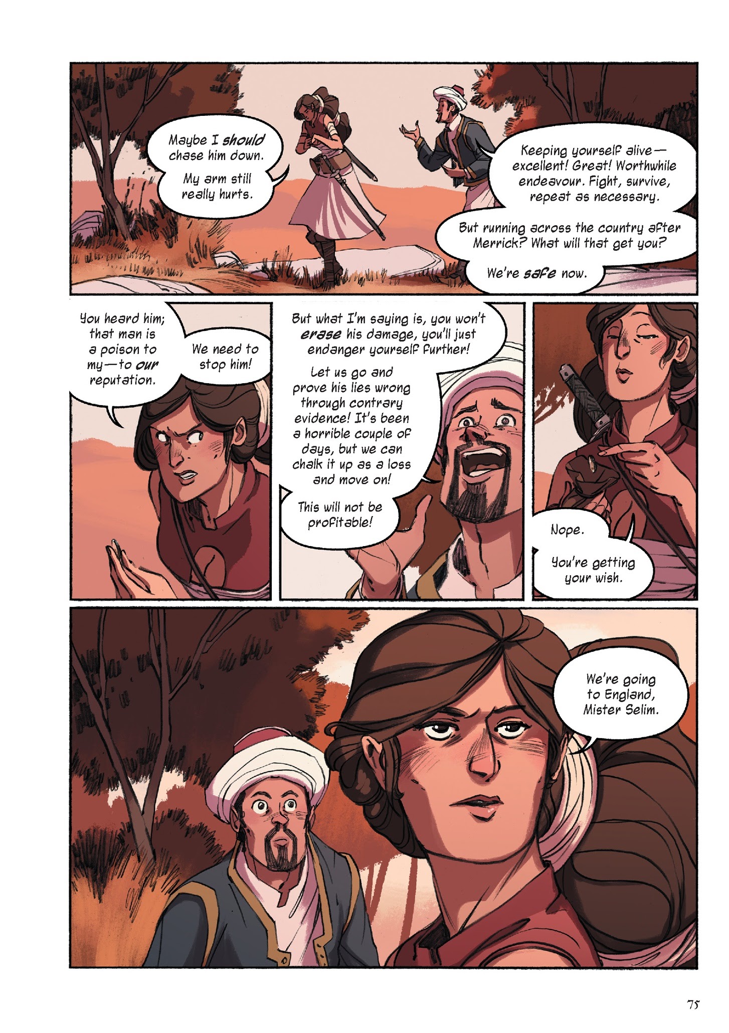 Read online Delilah Dirk and the King's Shilling comic -  Issue # TPB (Part 1) - 78