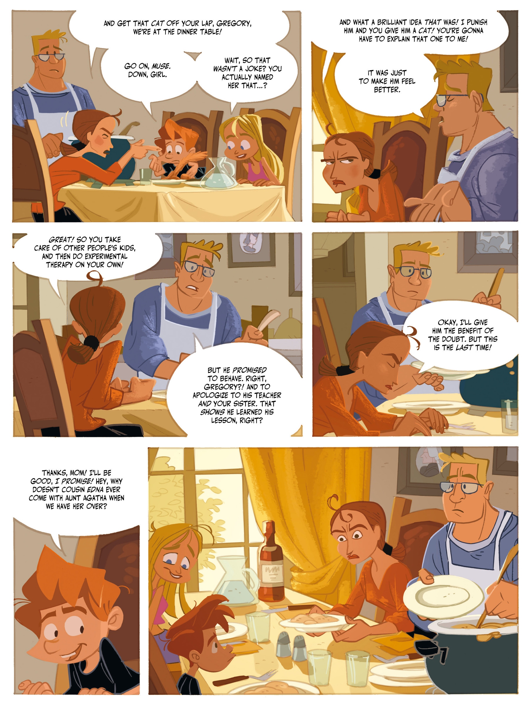 Read online Gregory and the Gargoyles comic -  Issue #3 - 7