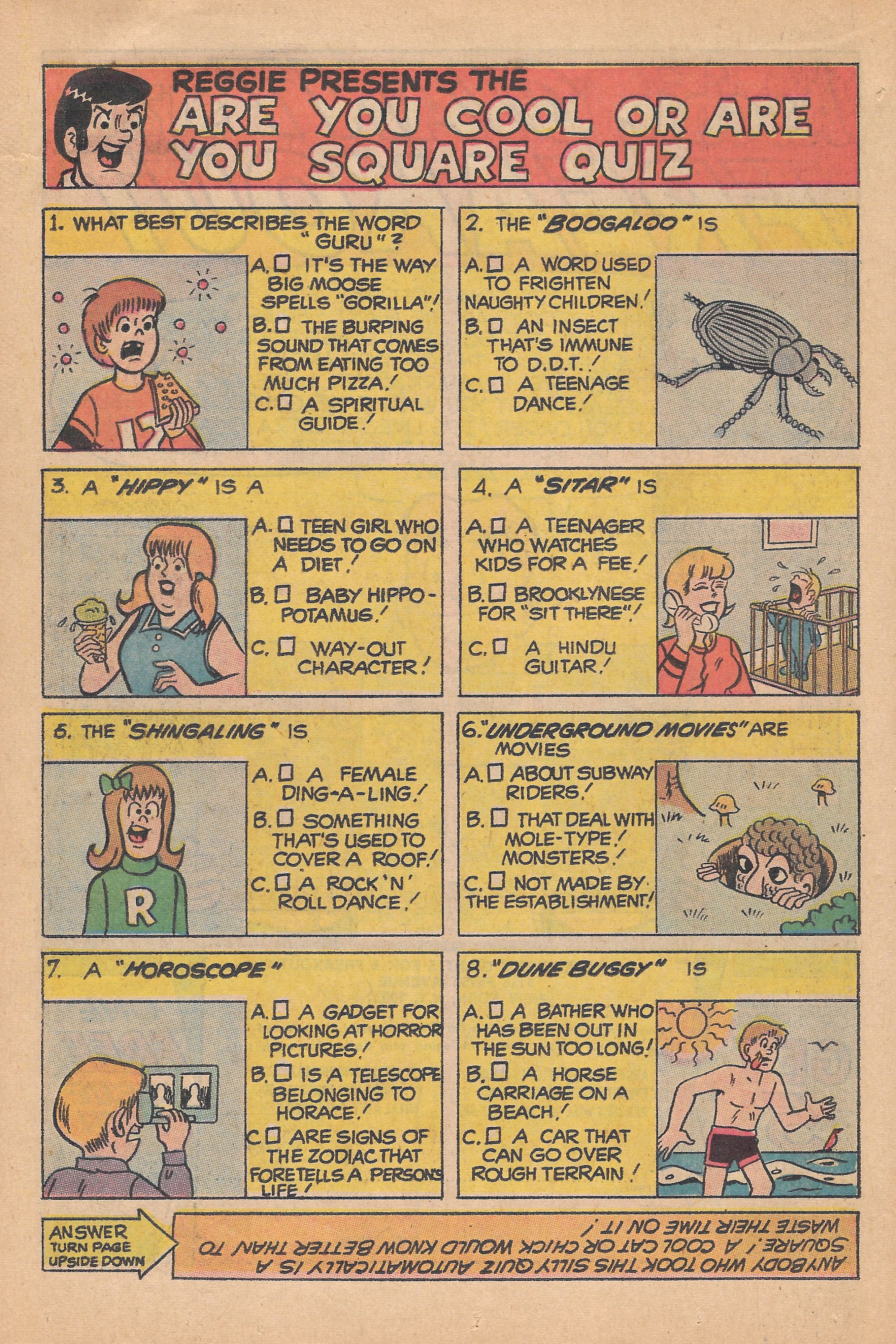 Read online Reggie's Wise Guy Jokes comic -  Issue #12 - 50