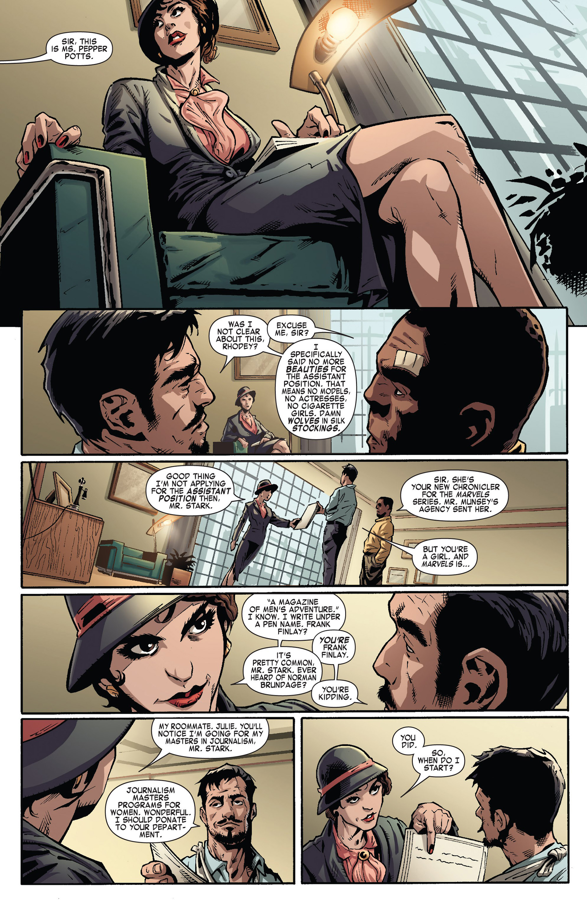 Read online Iron Man Noir comic -  Issue #1 - 18