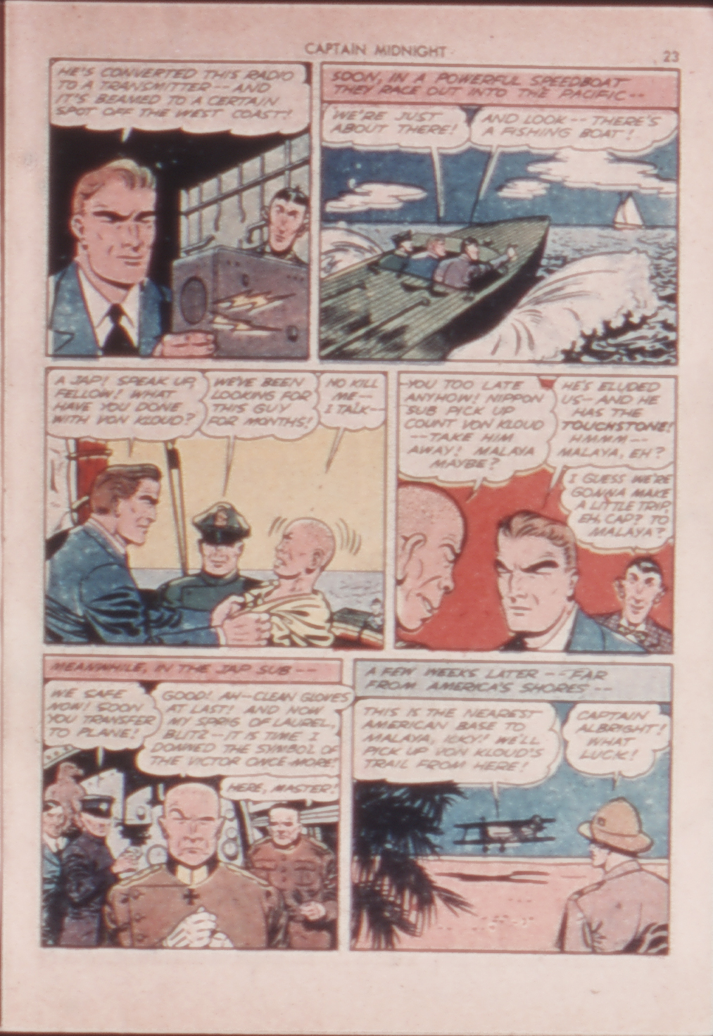 Read online Captain Midnight (1942) comic -  Issue #14 - 22