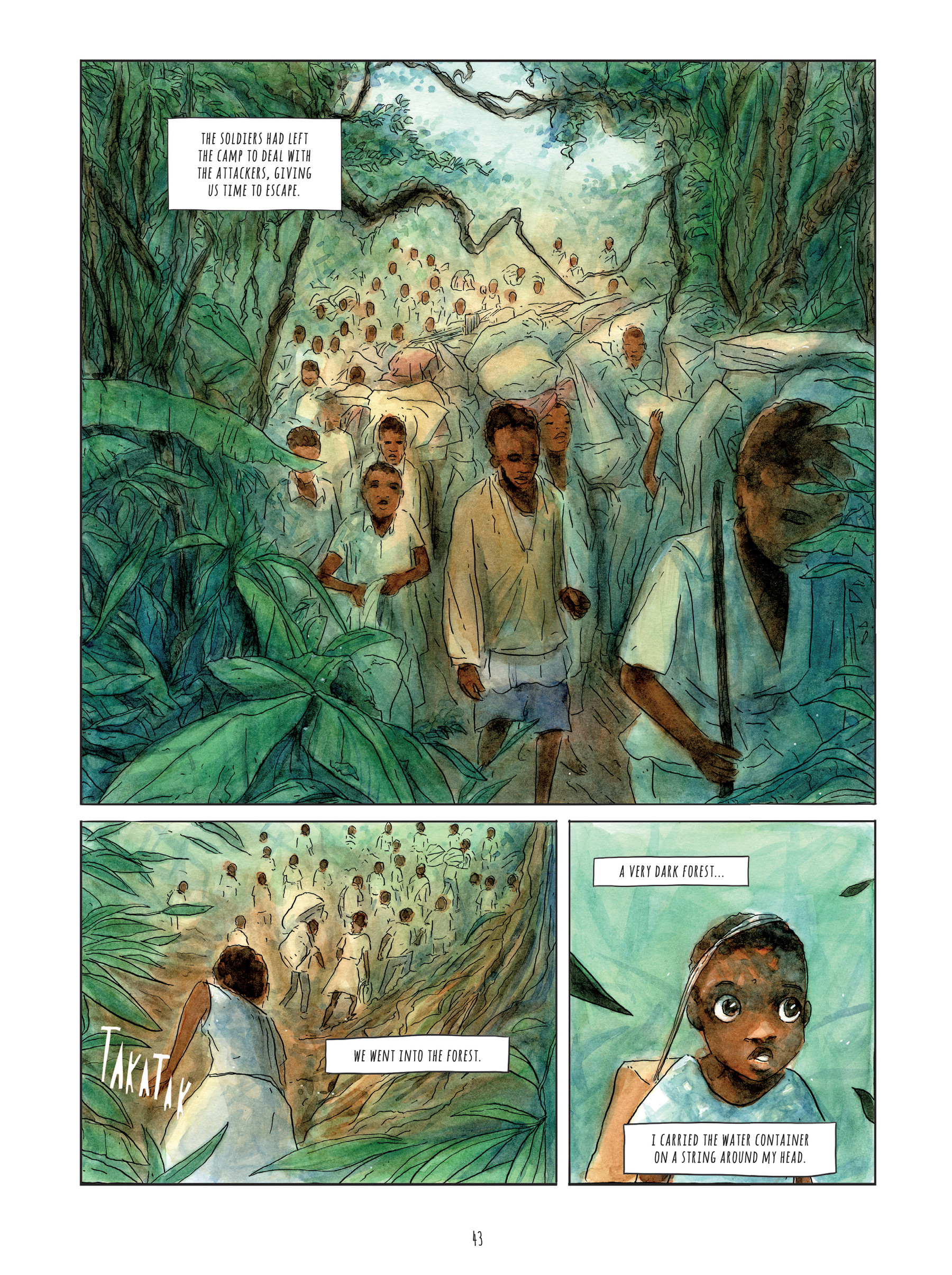 Read online Alice on the Run: One Child's Journey Through the Rwandan Civil War comic -  Issue # TPB - 42