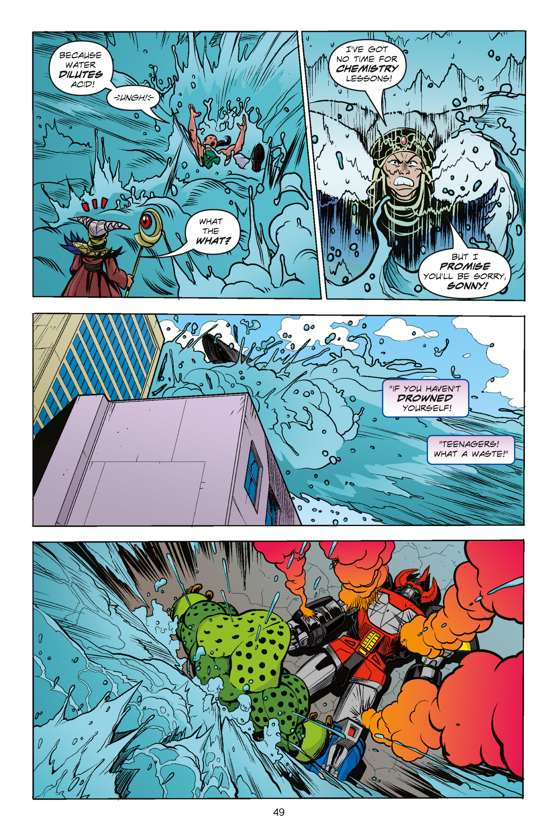 Read online Mighty Morphin Power Rangers: Going Green comic -  Issue # Full - 49