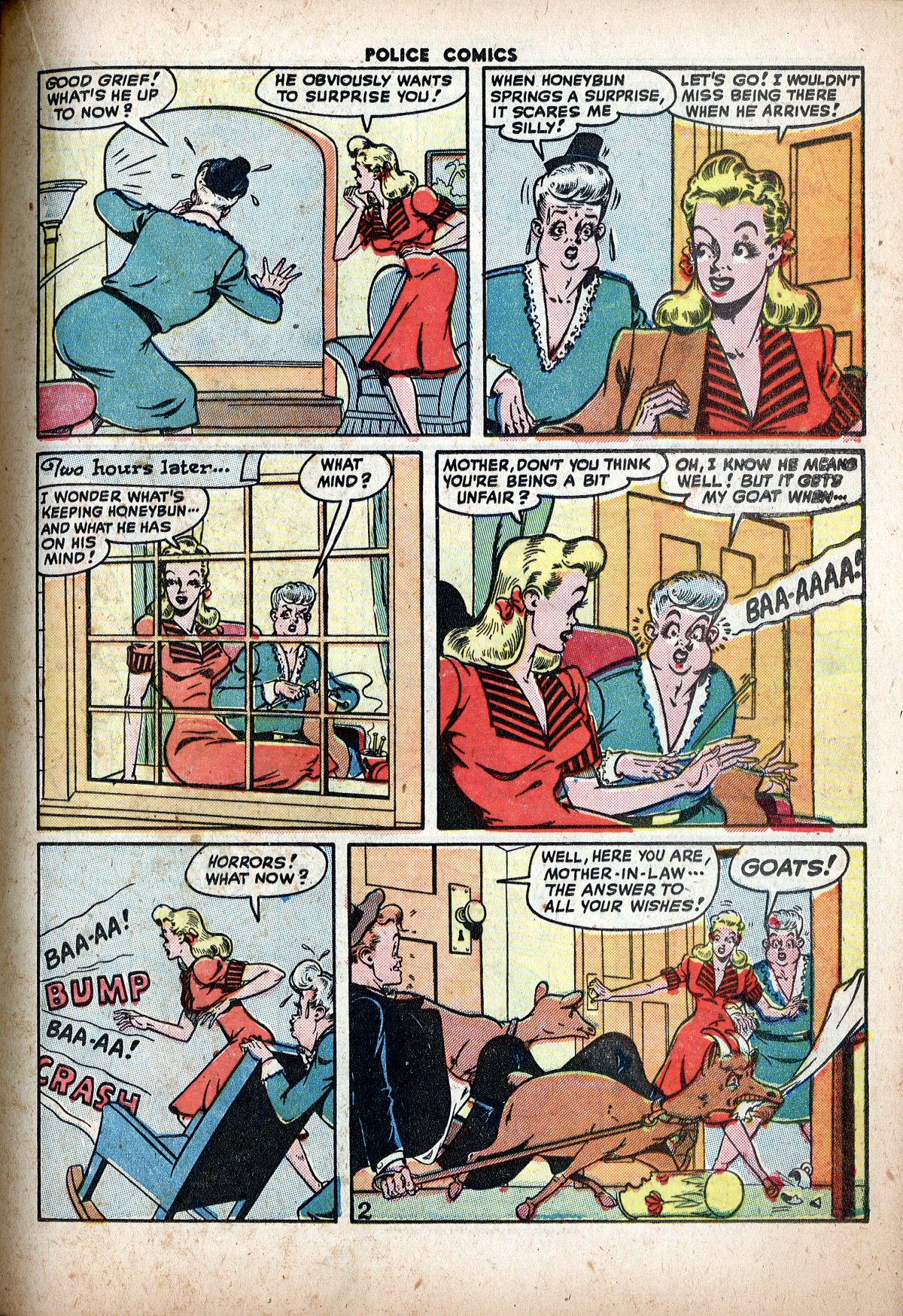 Read online Police Comics comic -  Issue #84 - 21