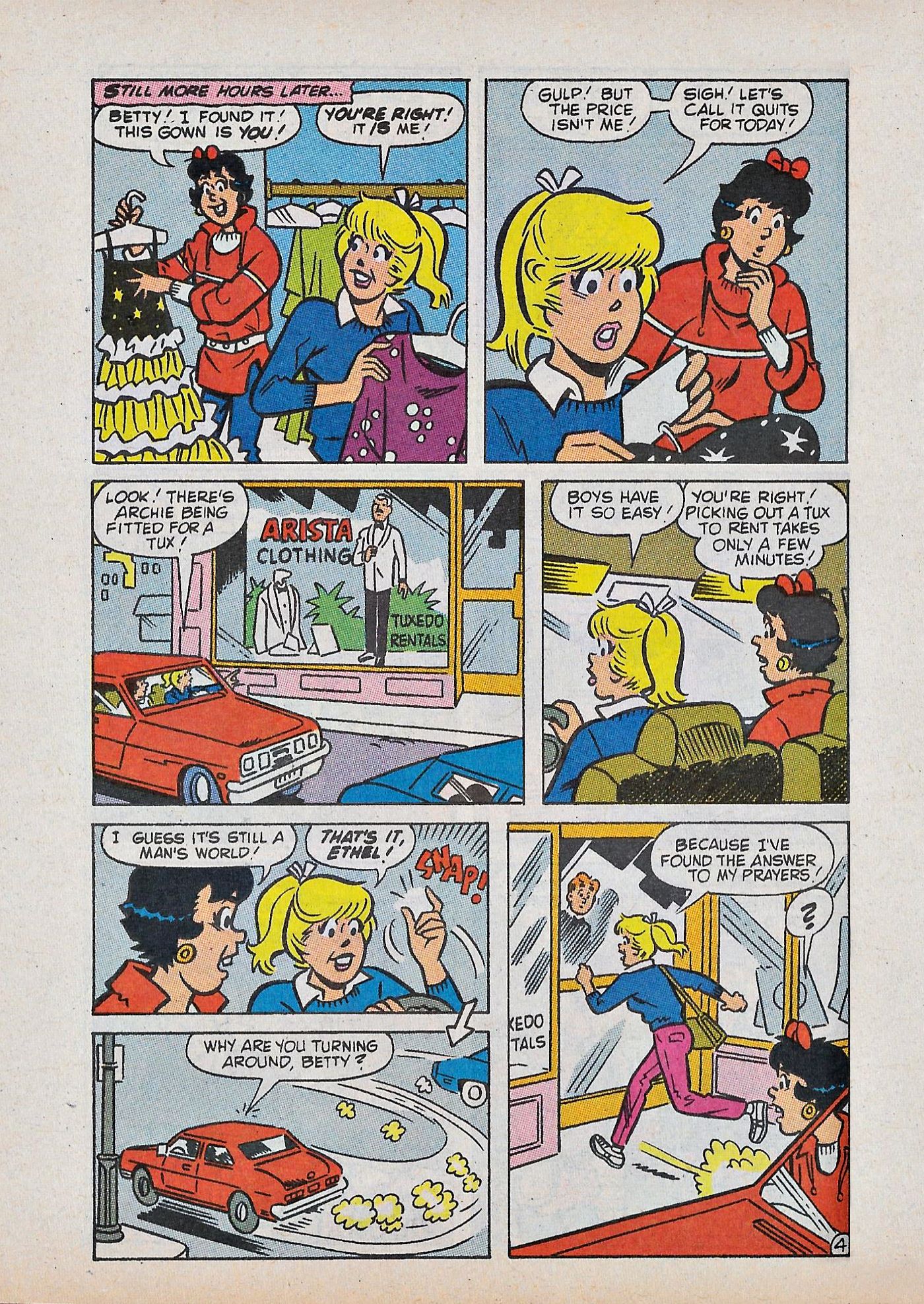 Read online Betty and Veronica Digest Magazine comic -  Issue #56 - 96