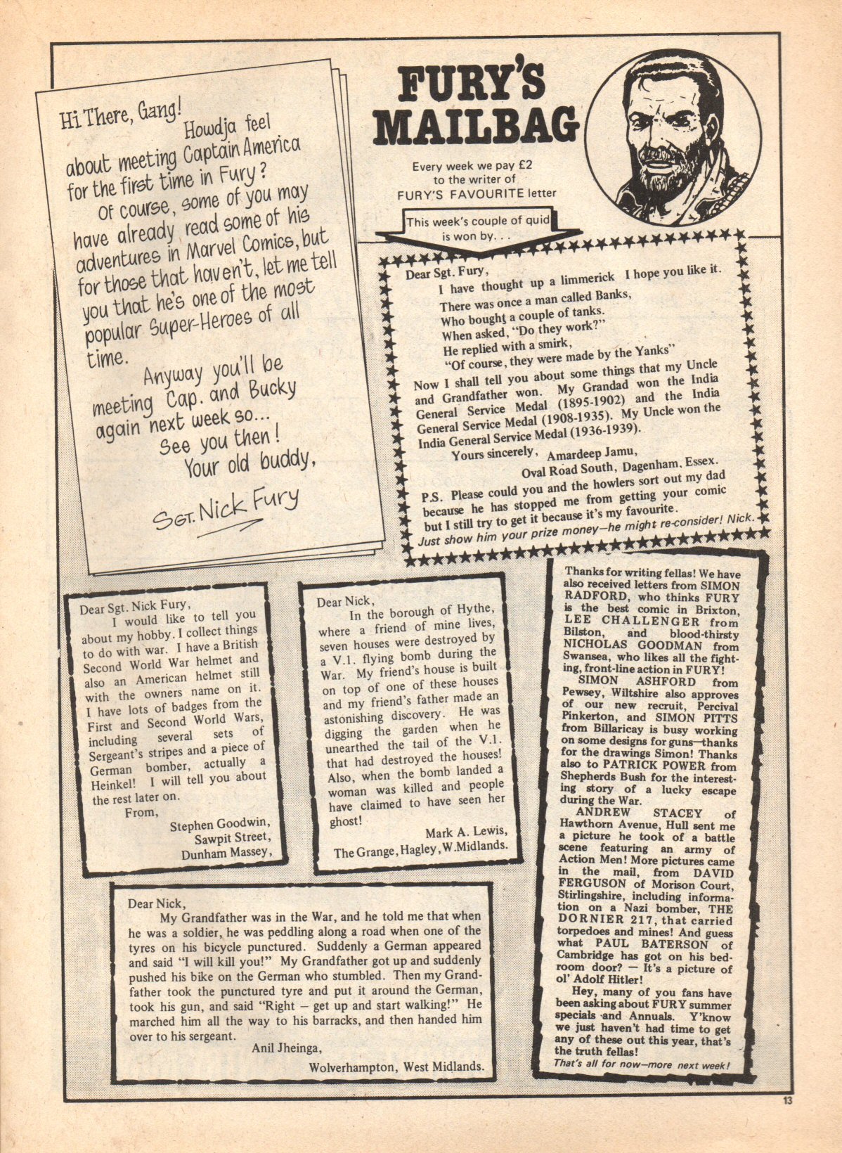 Read online Fury (1977) comic -  Issue #23 - 13