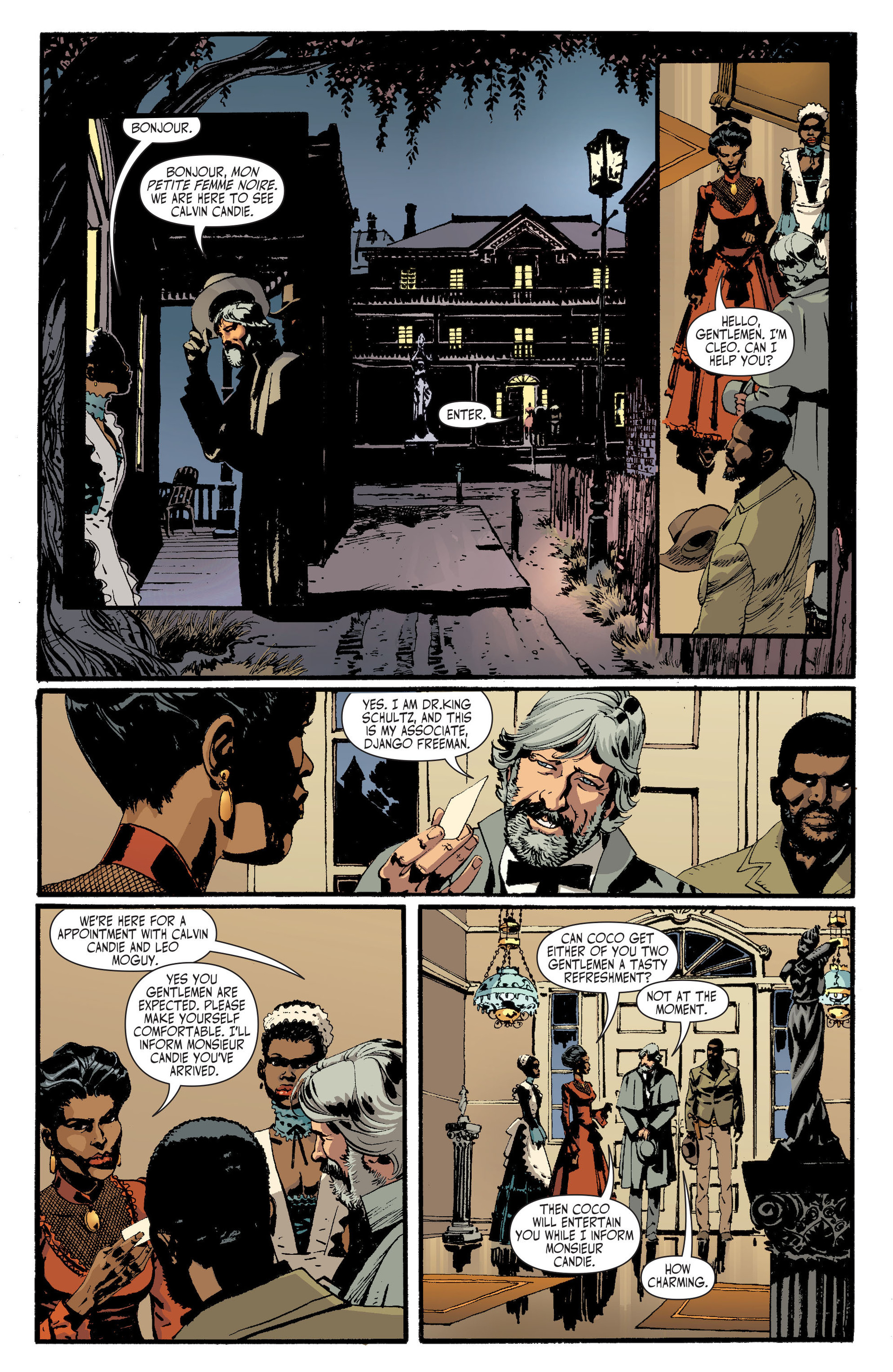 Read online Django Unchained comic -  Issue #4 - 16