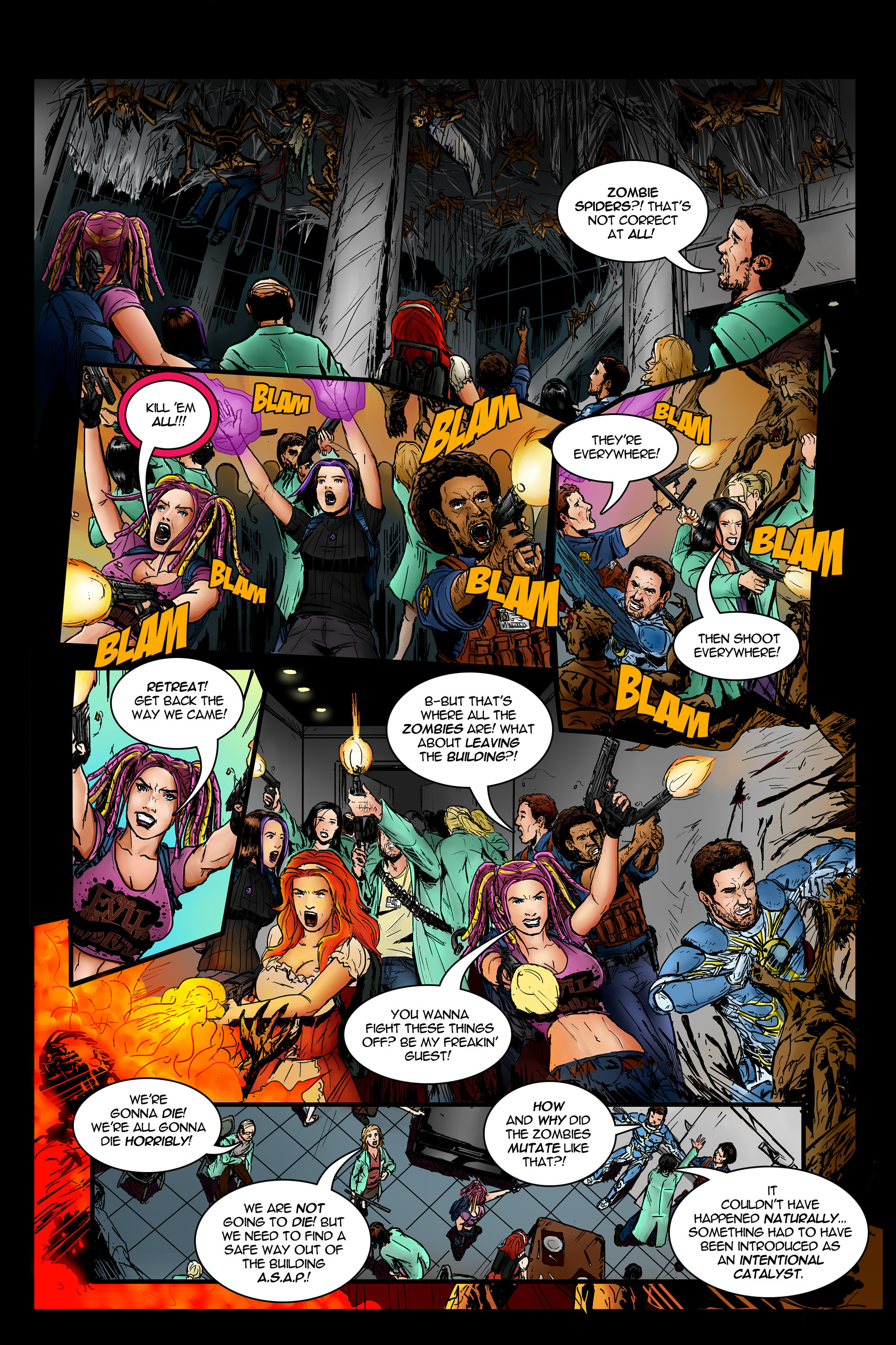 Read online Chaos Campus: Sorority Girls Vs. Zombies comic -  Issue #22 - 16
