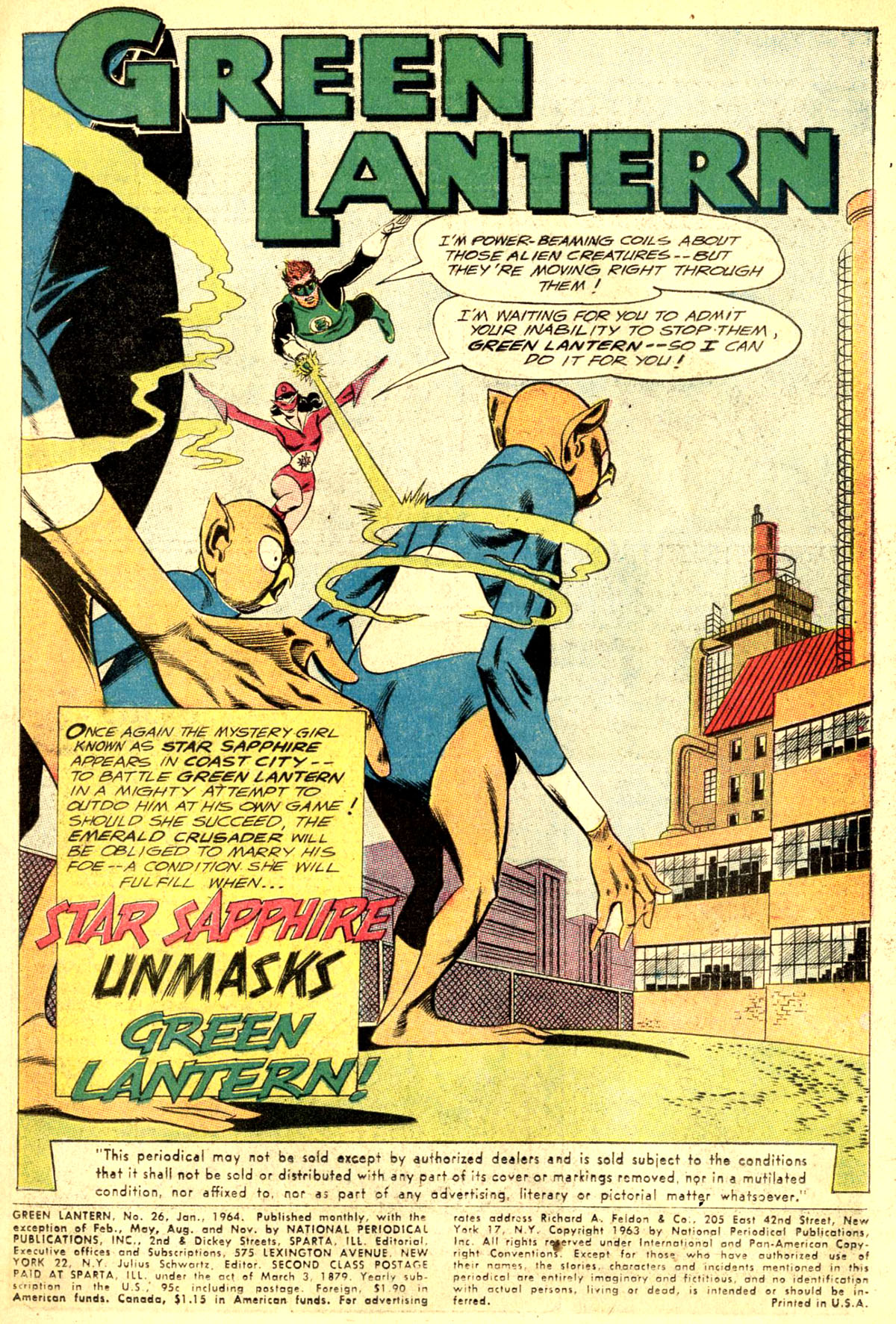 Read online Green Lantern (1960) comic -  Issue #26 - 3