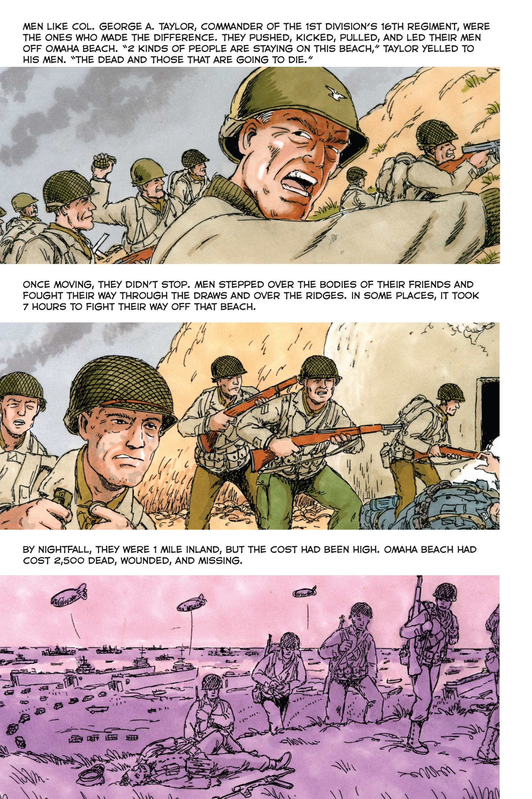 Read online Normandy: A Graphic History of D-Day, the Allied Invasion of Hitler's Fortress Europe comic -  Issue # TPB - 33