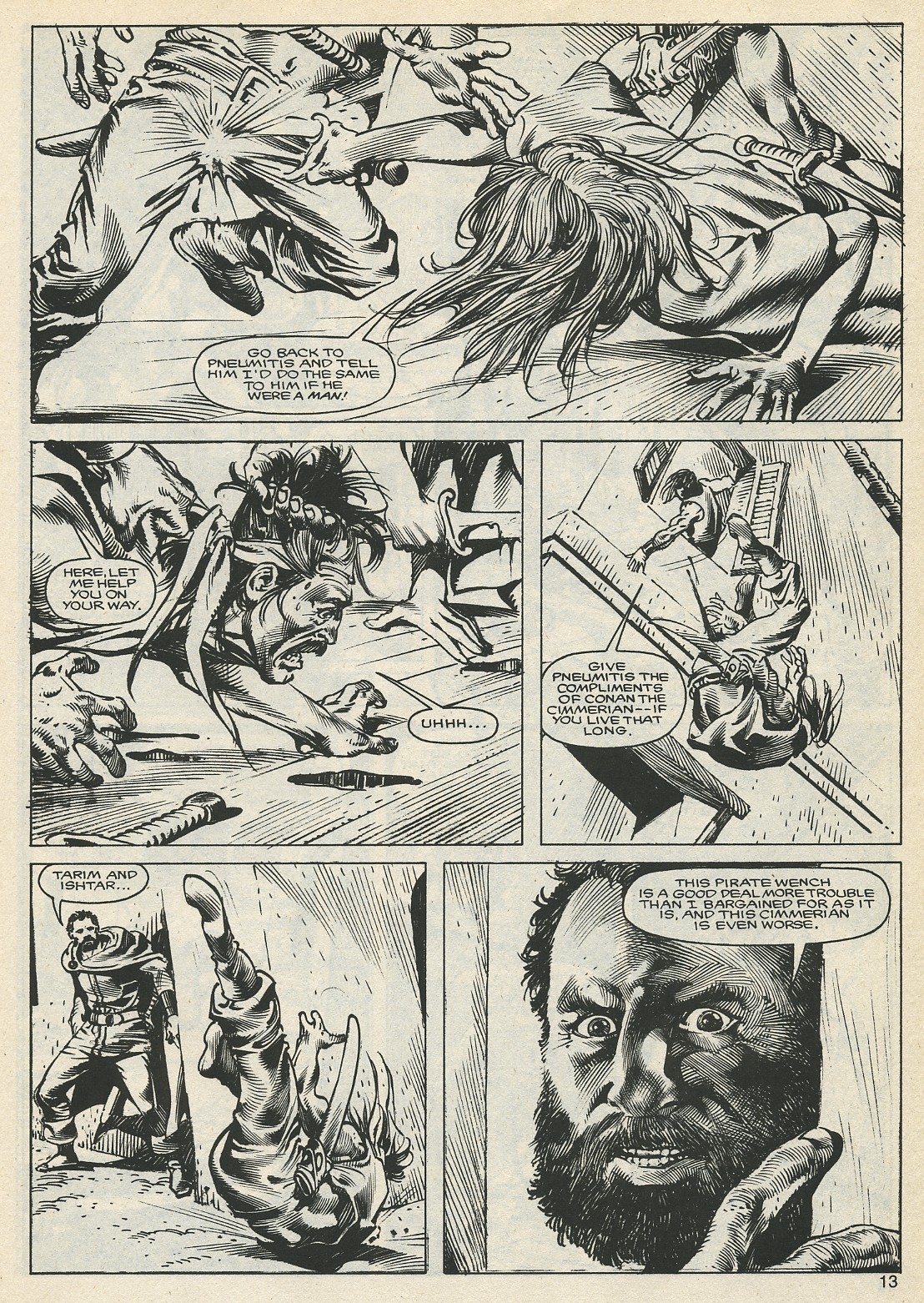 Read online The Savage Sword Of Conan comic -  Issue #127 - 13