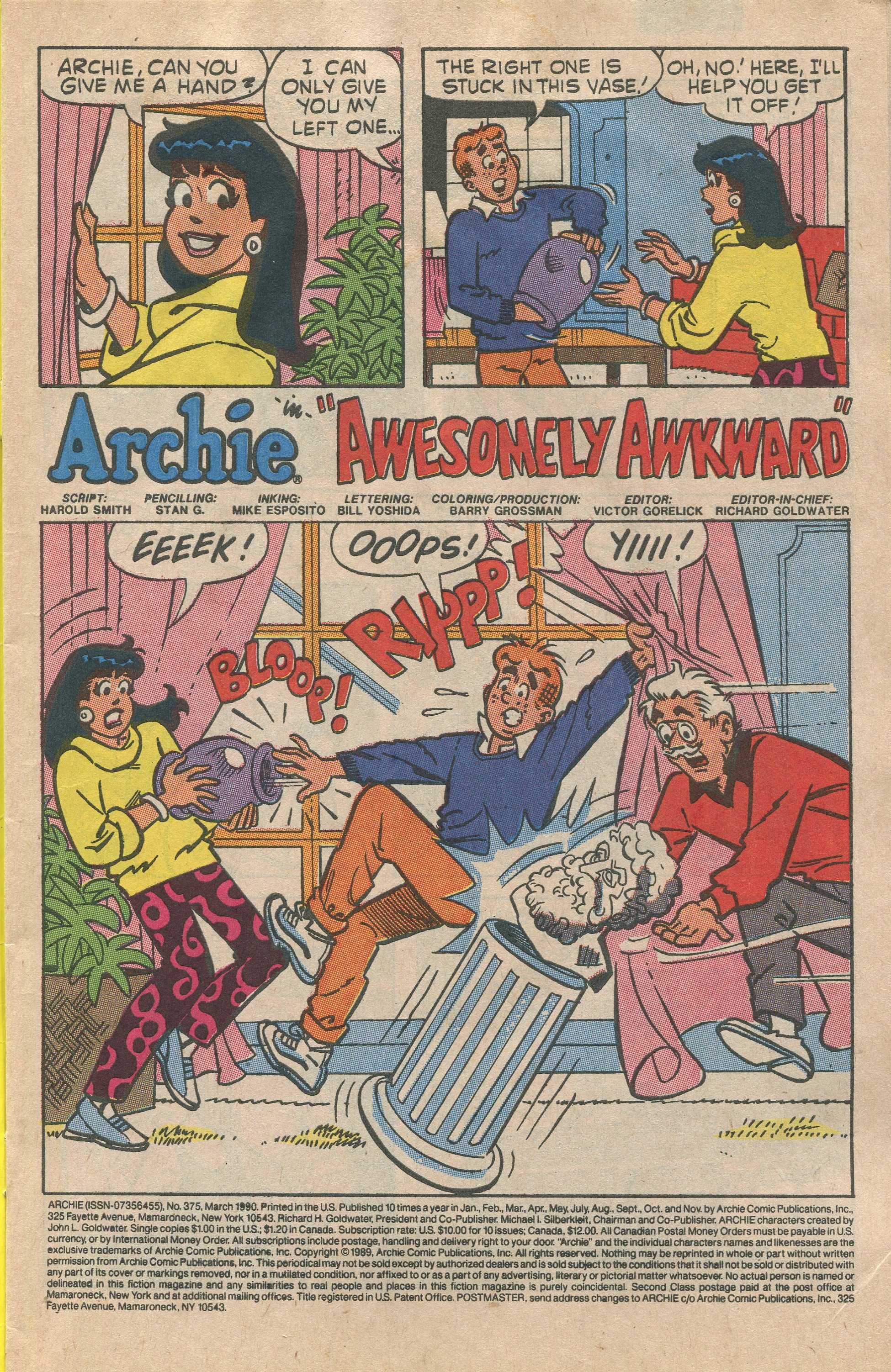 Read online Archie (1960) comic -  Issue #375 - 3