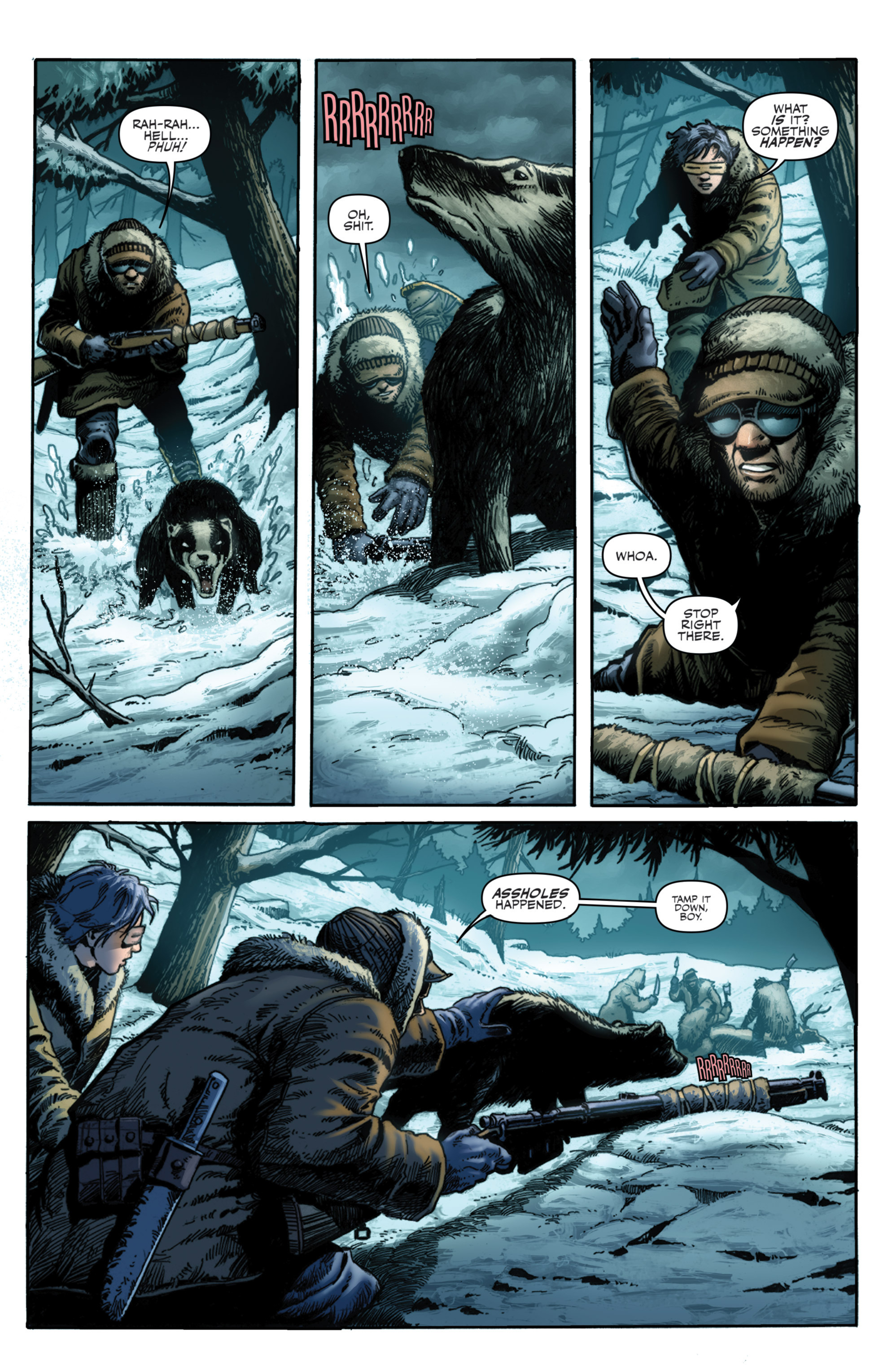 Read online Winterworld: Frozen Fleet comic -  Issue #1 - 5