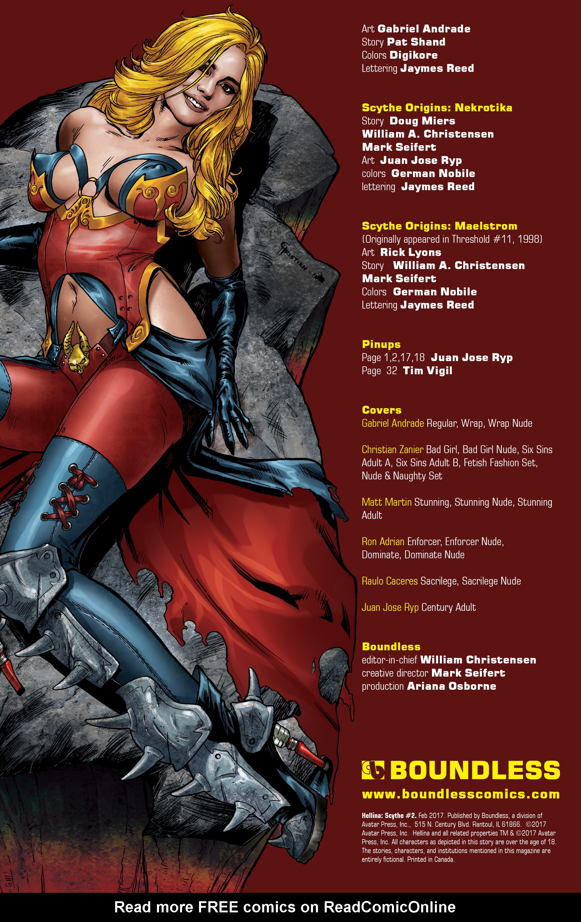 Read online Hellina: Scythe comic -  Issue #2 - 2