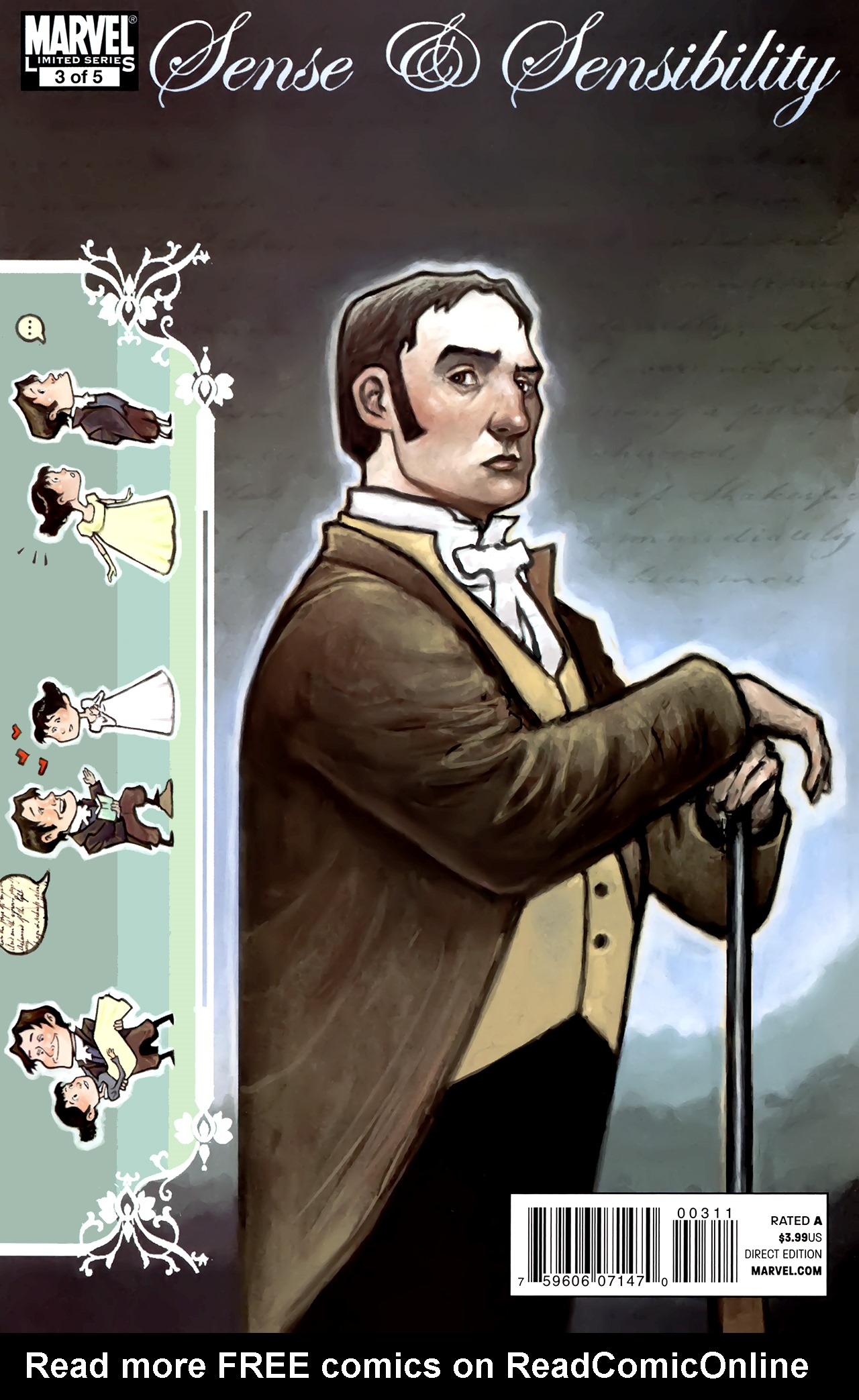 Read online Sense & Sensibility comic -  Issue #3 - 1