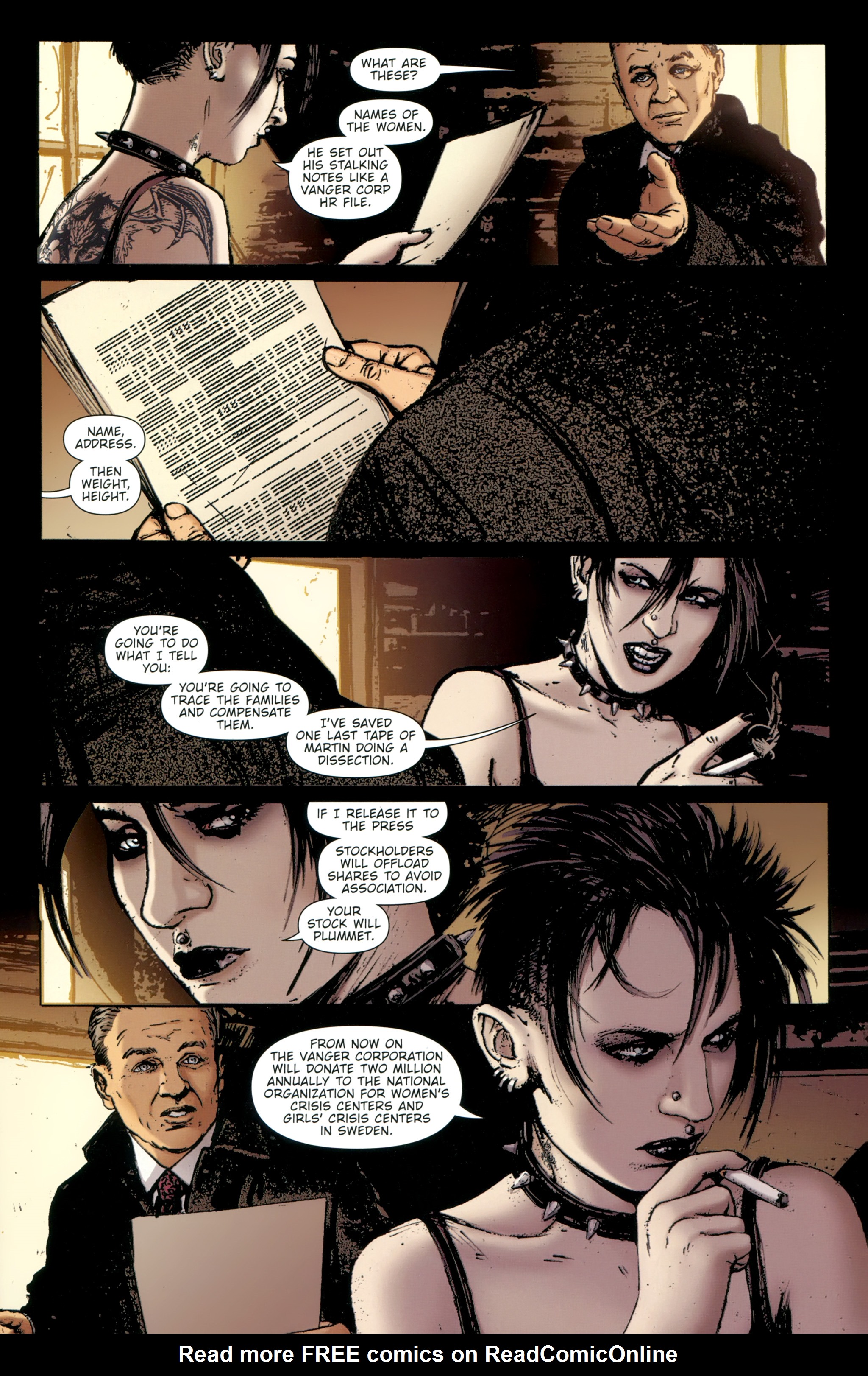 Read online The Girl With the Dragon Tattoo comic -  Issue # TPB 2 - 118