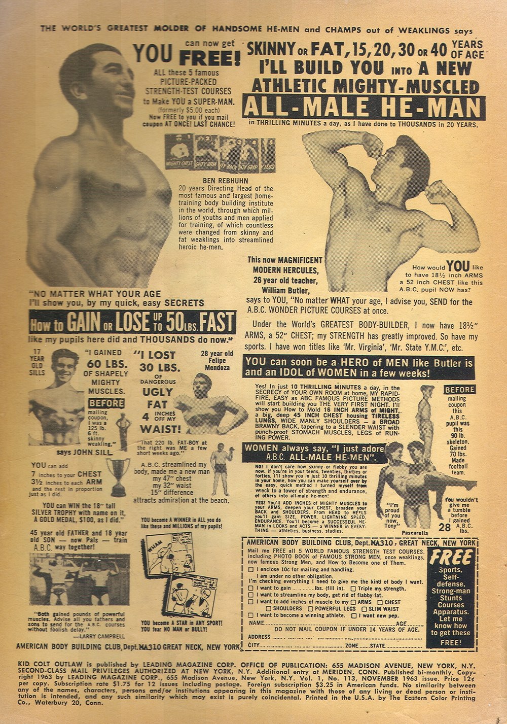 Read online Kid Colt Outlaw comic -  Issue #113 - 2