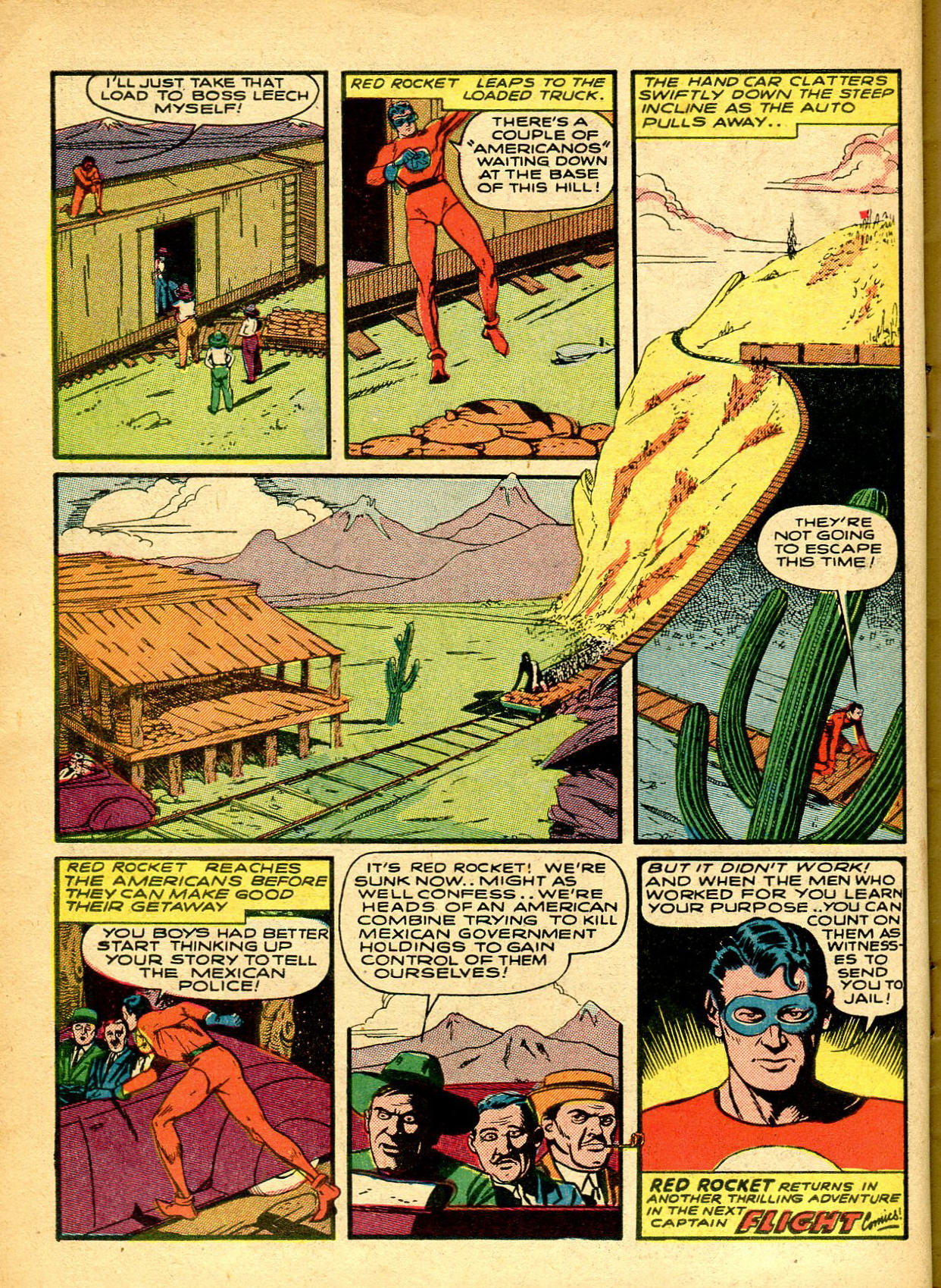 Read online Captain Flight Comics comic -  Issue #7 - 14