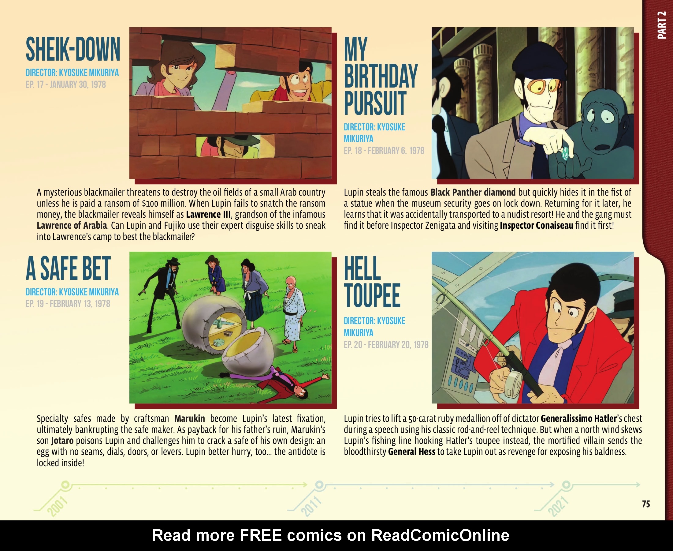 Read online 50 Animated Years of Lupin III comic -  Issue # TPB (Part 1) - 76