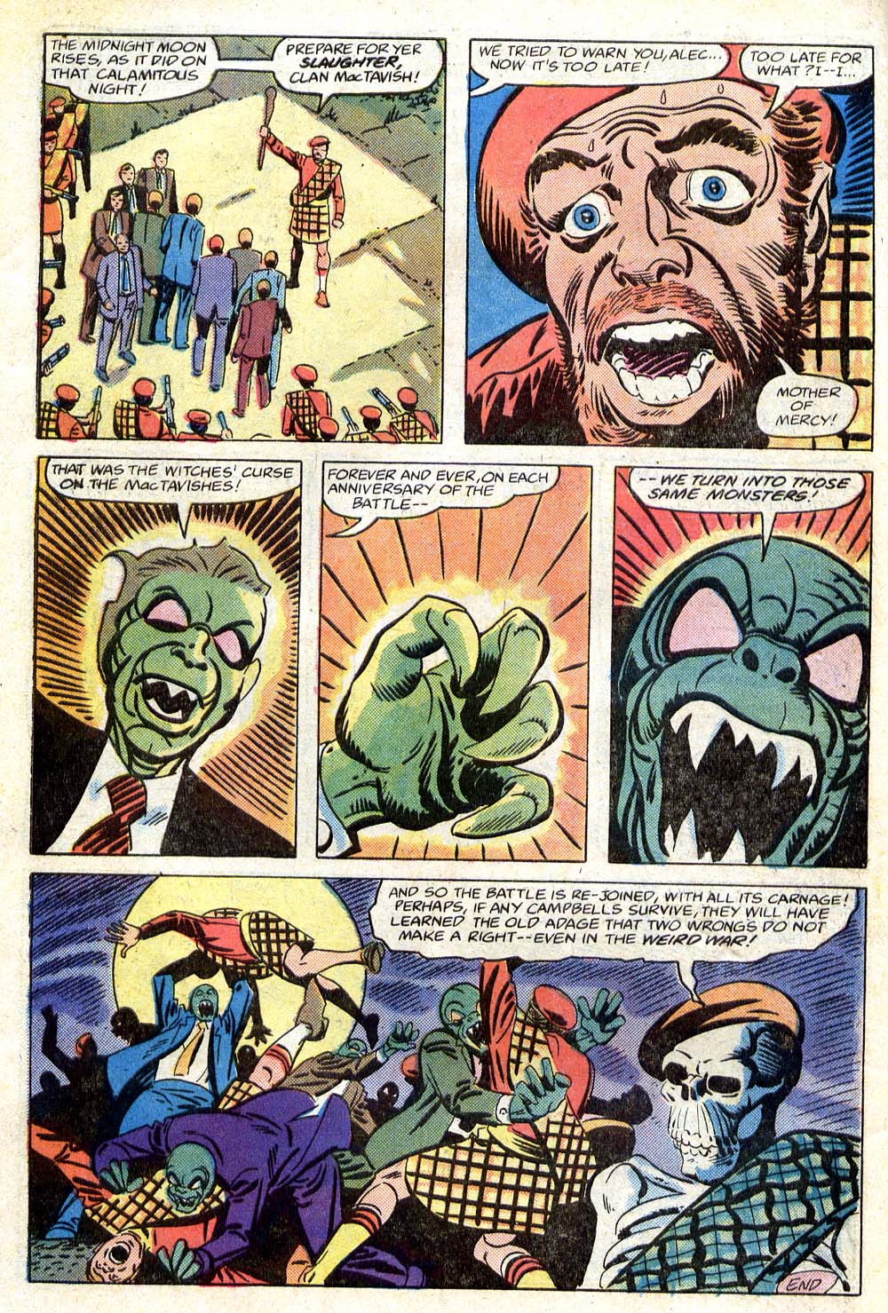Read online Weird War Tales (1971) comic -  Issue #106 - 34