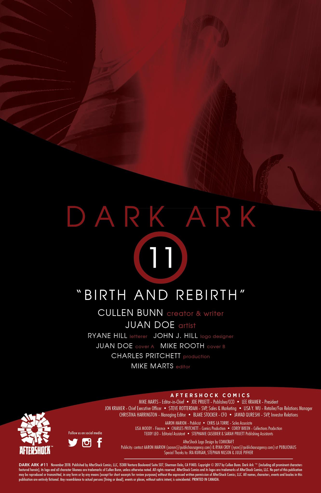 Read online Dark Ark comic -  Issue #11 - 2
