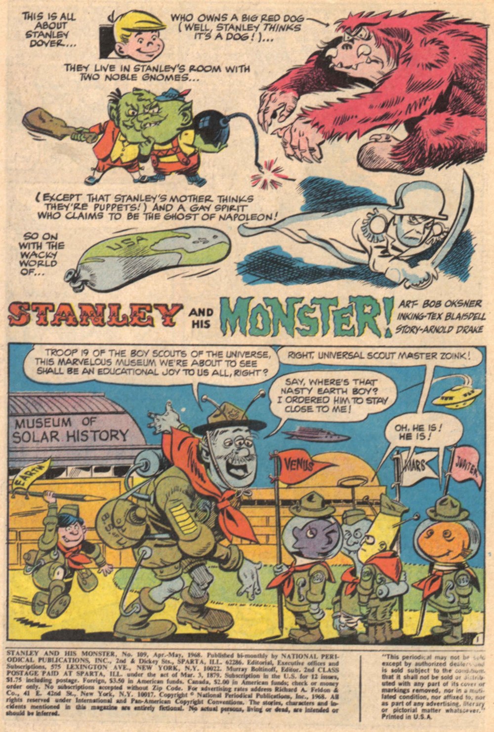 Read online Stanley and His Monster (1968) comic -  Issue #109 - 3