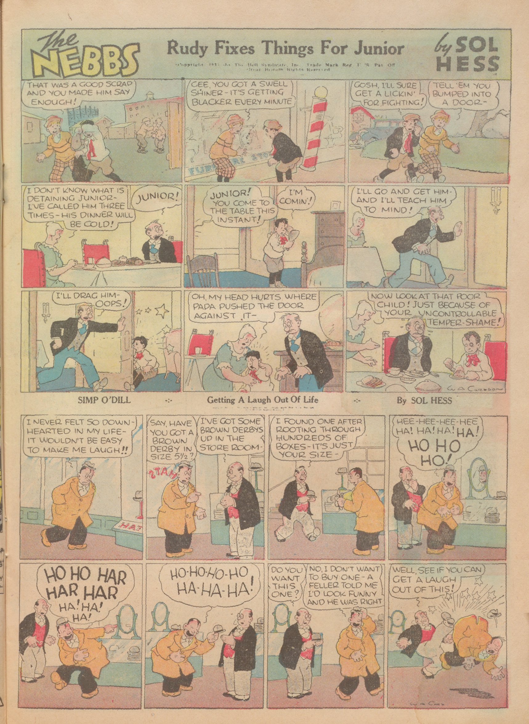 Read online Famous Funnies comic -  Issue #18 - 21