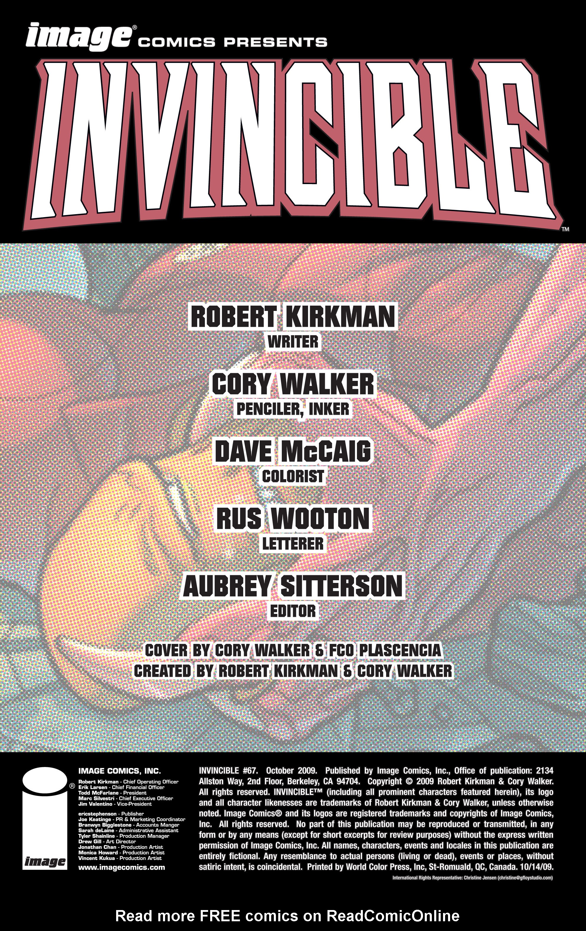Read online Invincible comic -  Issue #67 - 2
