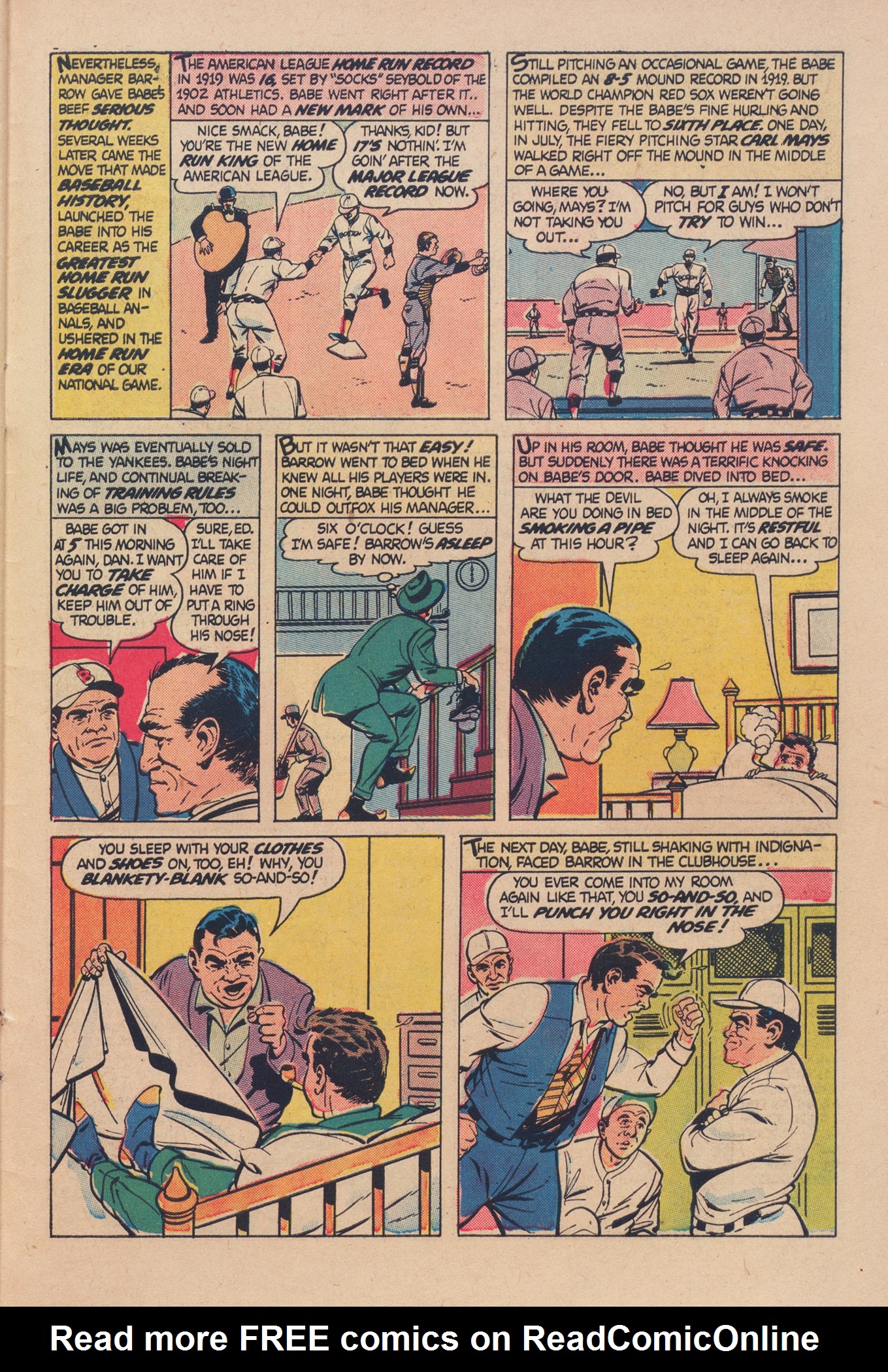Read online Babe Ruth Sports Comics comic -  Issue #11 - 30
