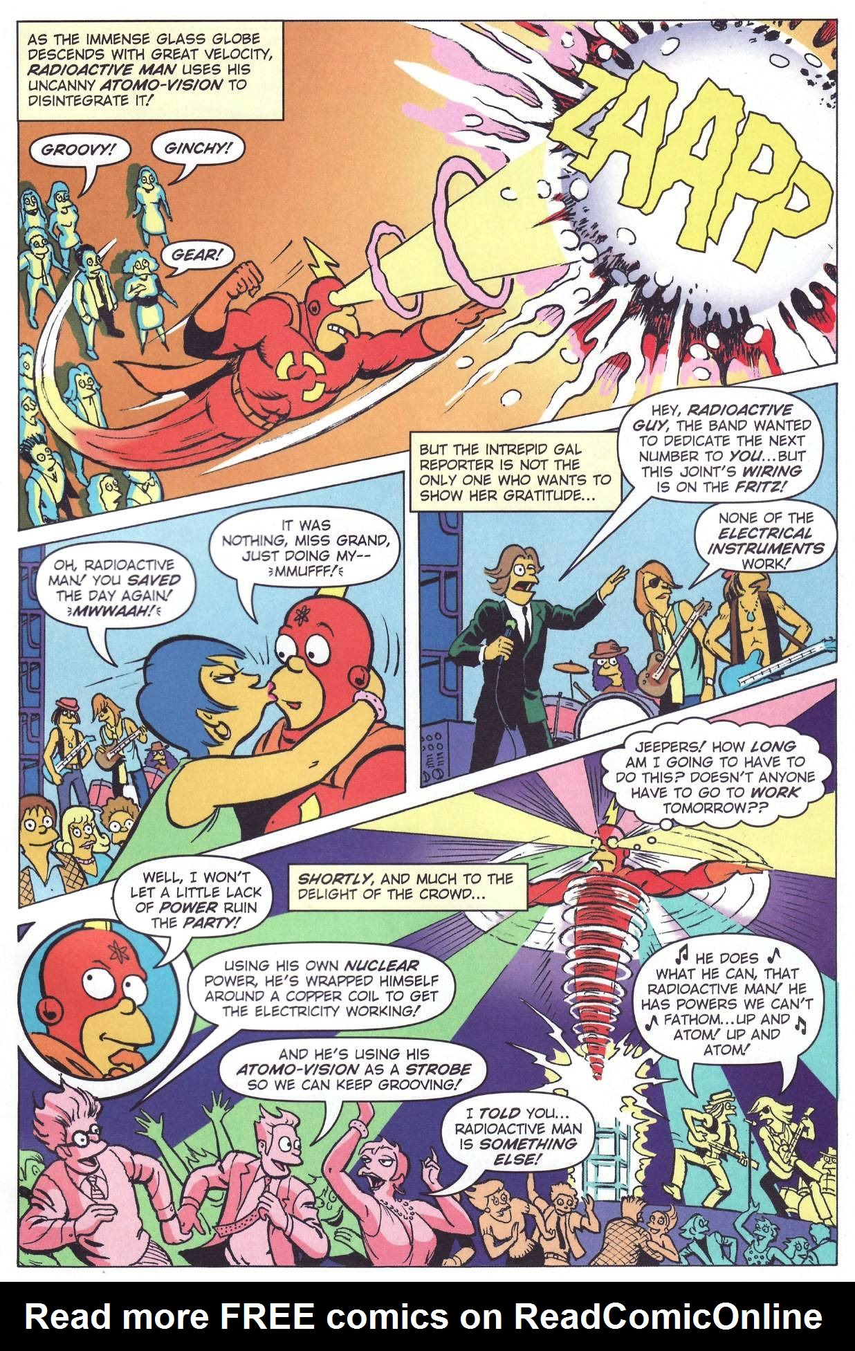 Read online Bongo Comics Presents Simpsons Super Spectacular comic -  Issue #5 - 21