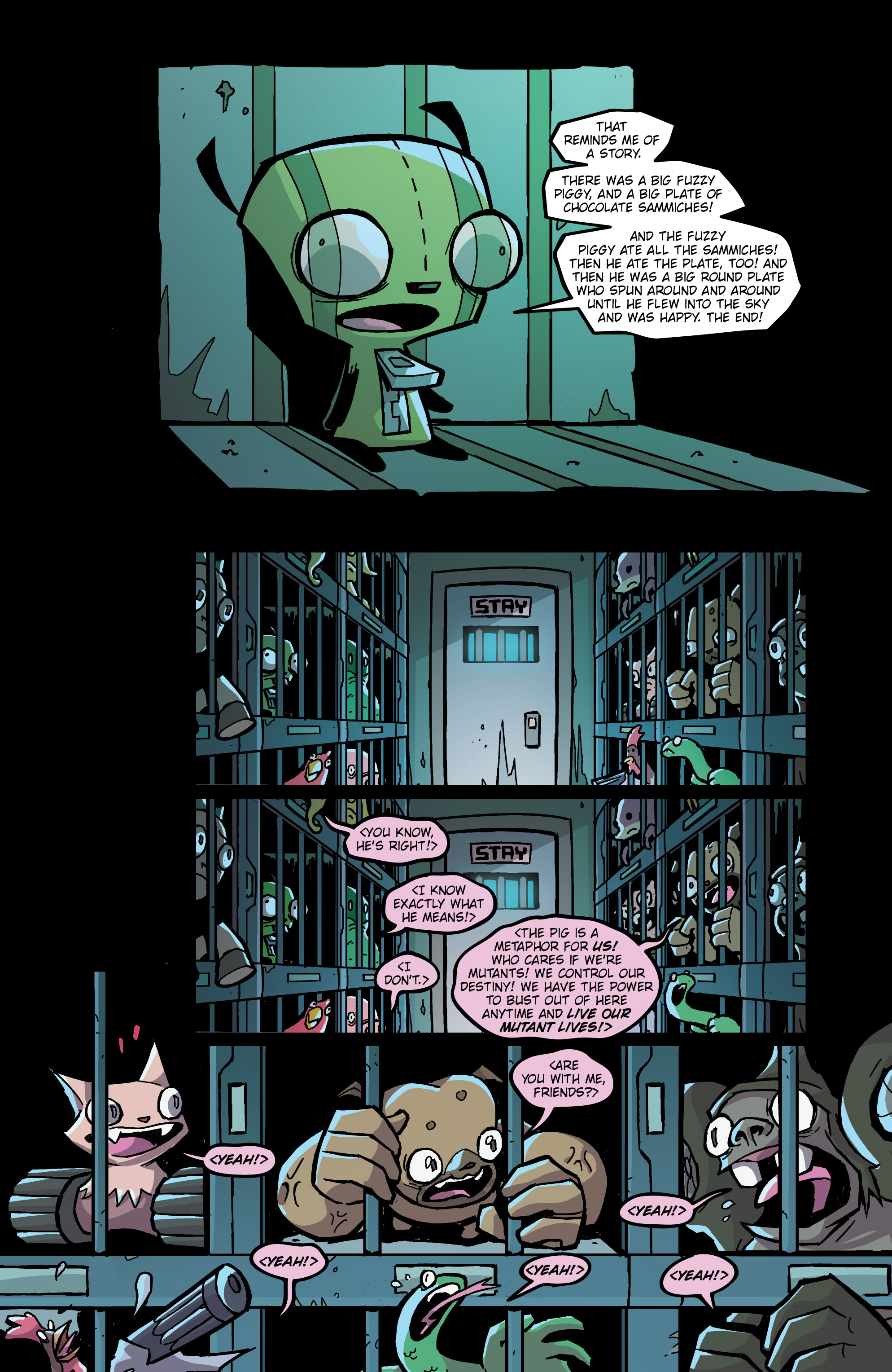 Read online Invader Zim Quarterly comic -  Issue #1 - 11