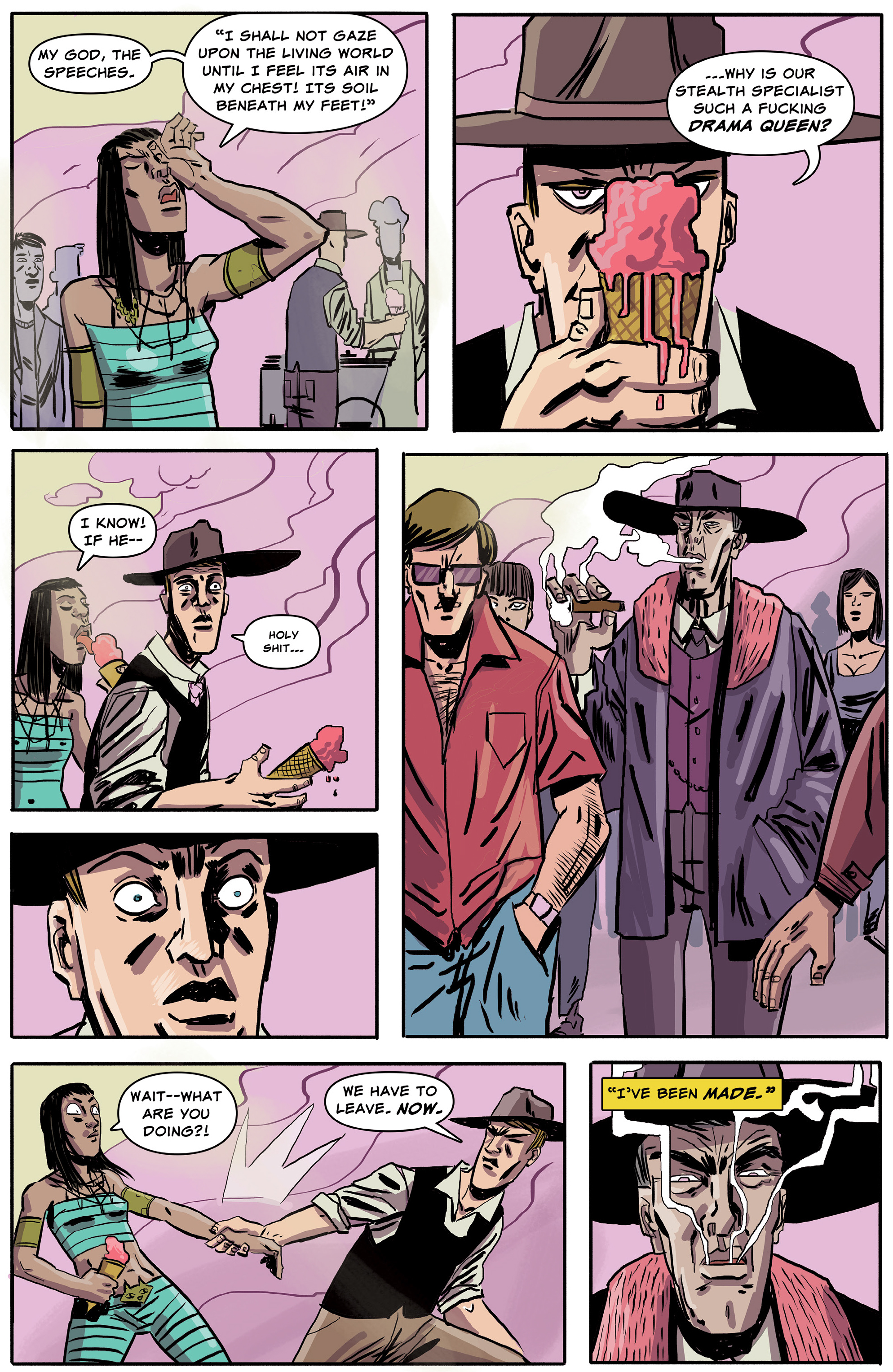 Read online Heavenly Blues comic -  Issue #5 - 9